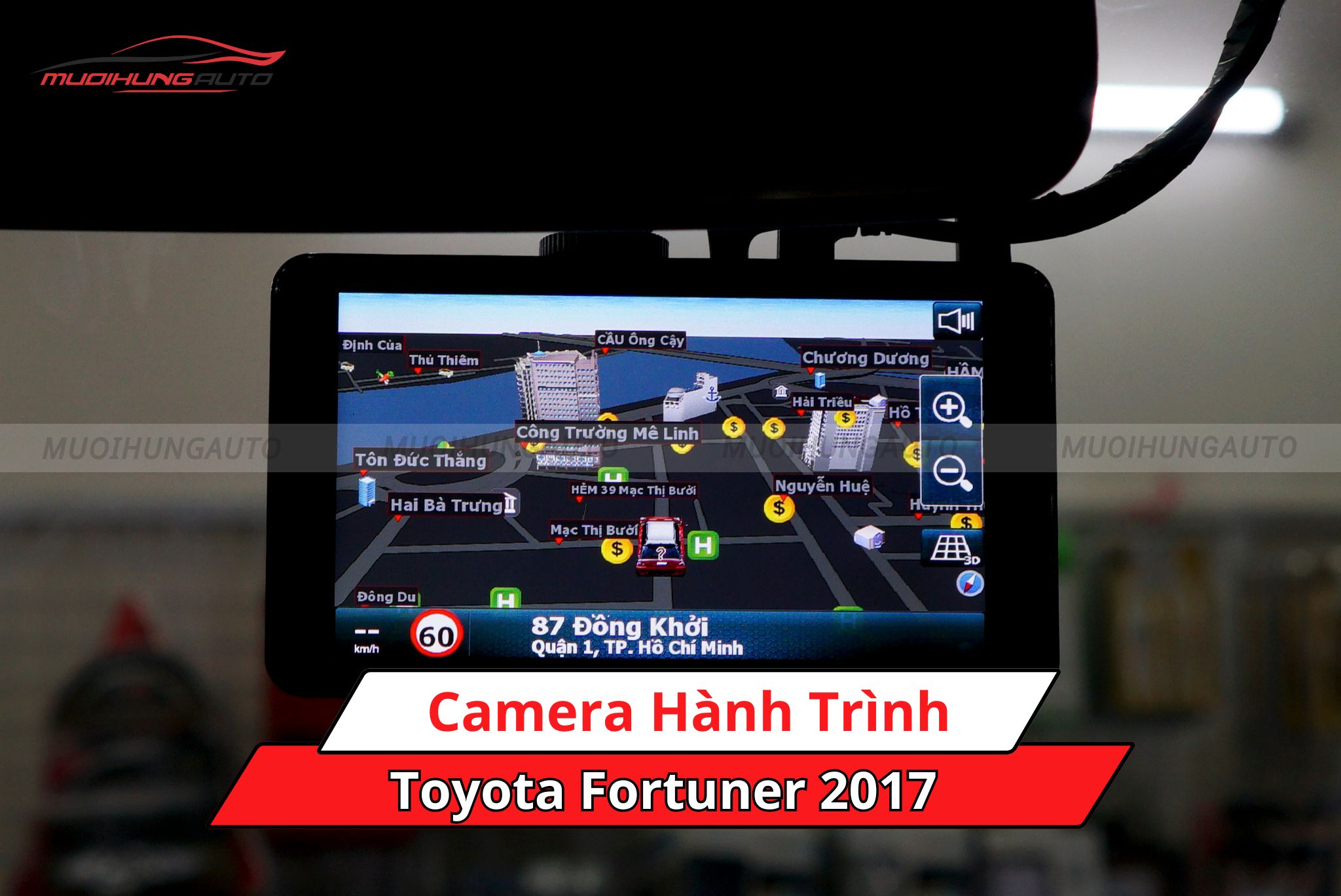 Camera hành trình cho Toyota Fortuner 2017