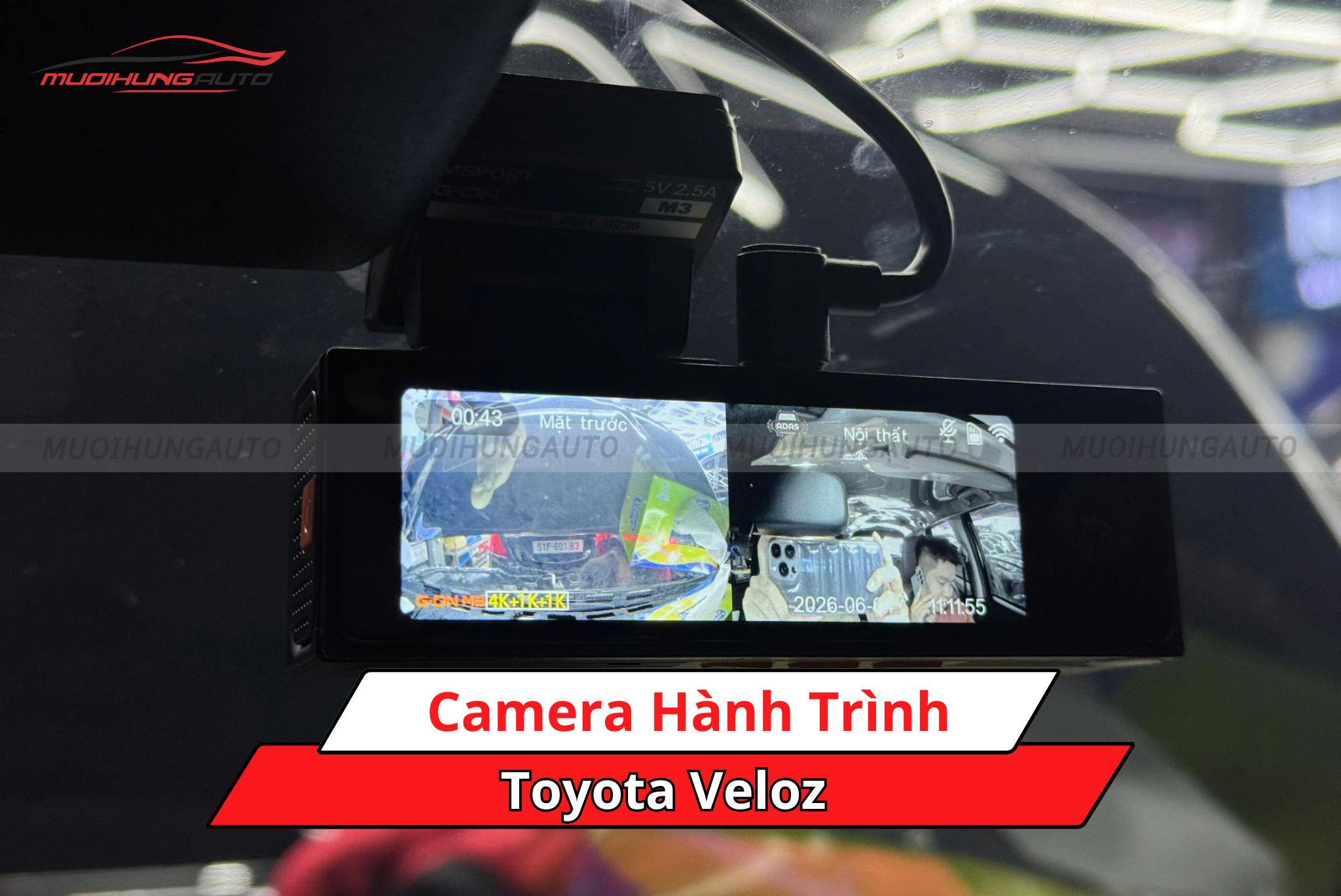 Camera hành trình cho Toyota Veloz