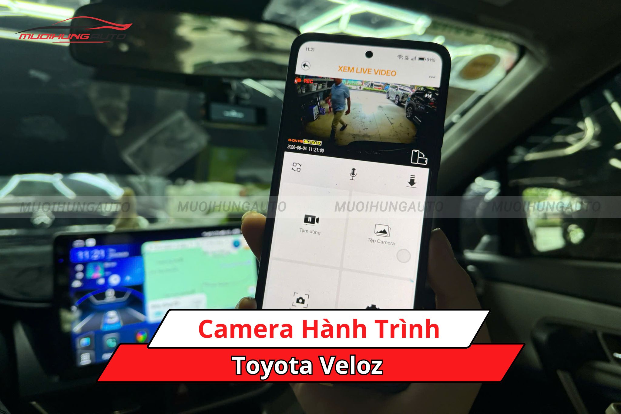 Camera hành trình ô tô Toyota Veloz