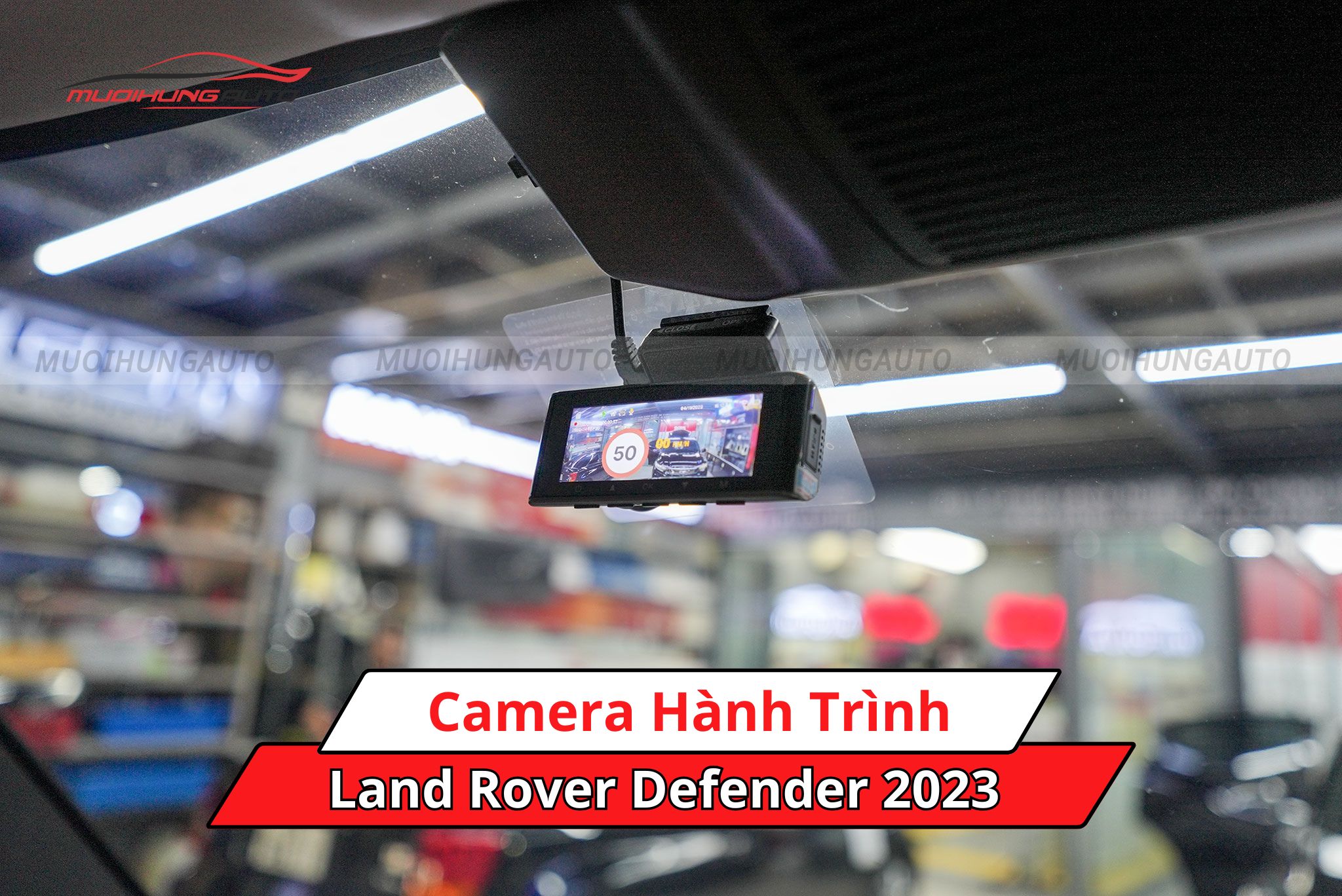 Camera hành trình xe Land Rover Defender 2023