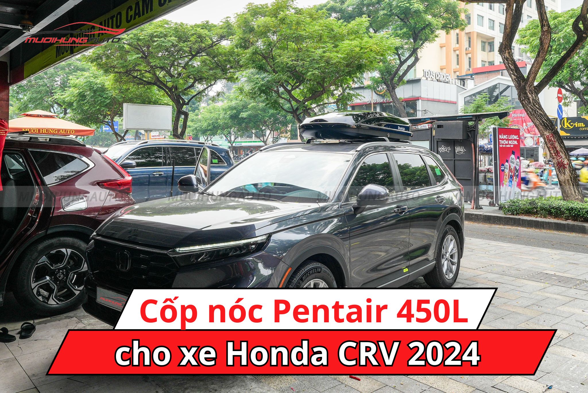Cốp nóc Pentair 450L Honda CRV 2024