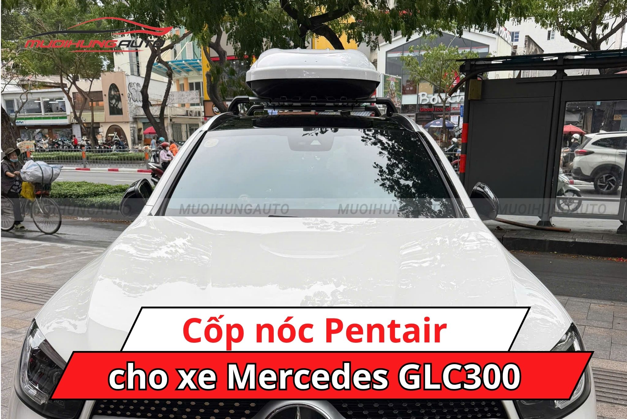 Cốp nóc phi thuyền Pentair cho Mercedes GLC300