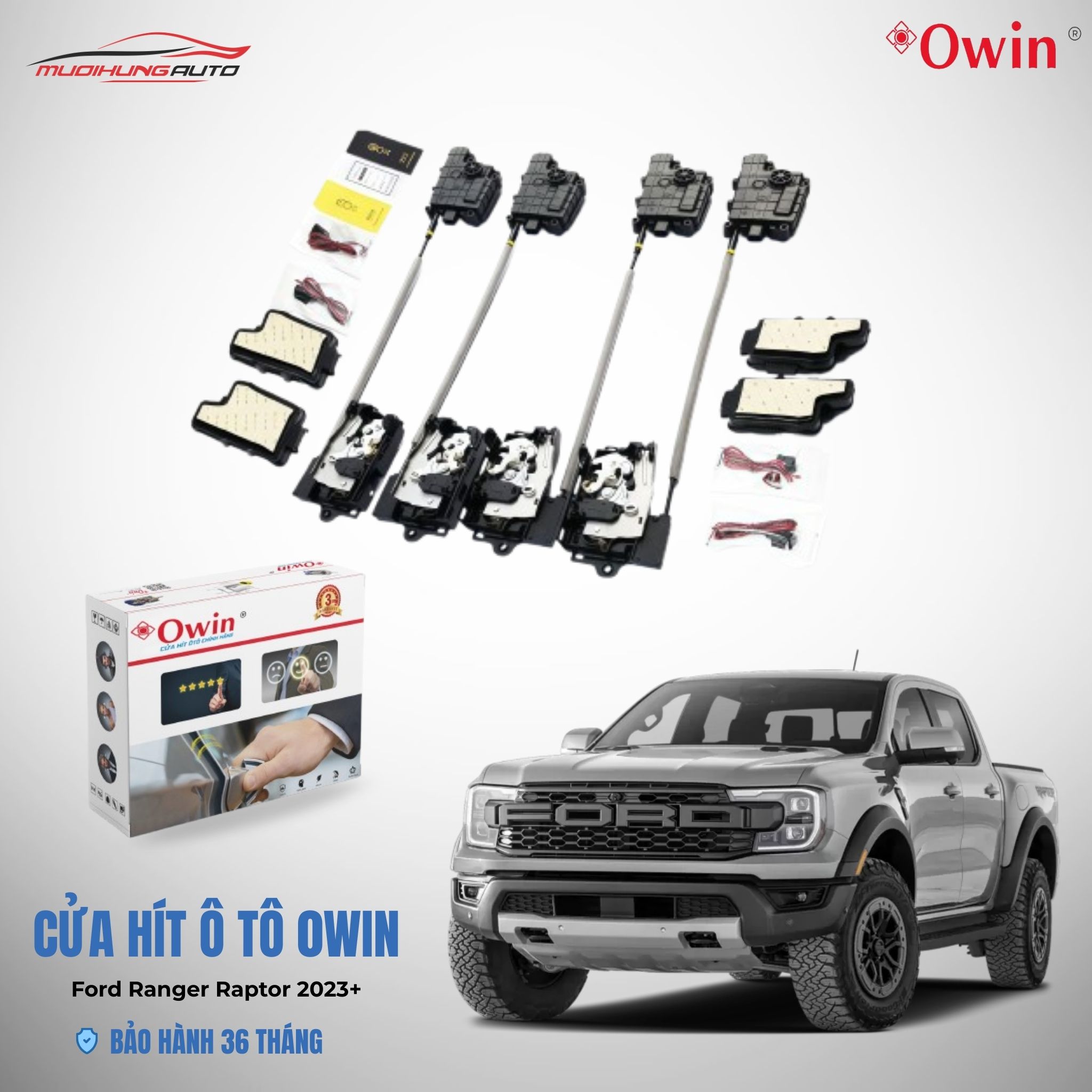 Cửa hít ô tô Owin Ford Ranger Raptor 2023+