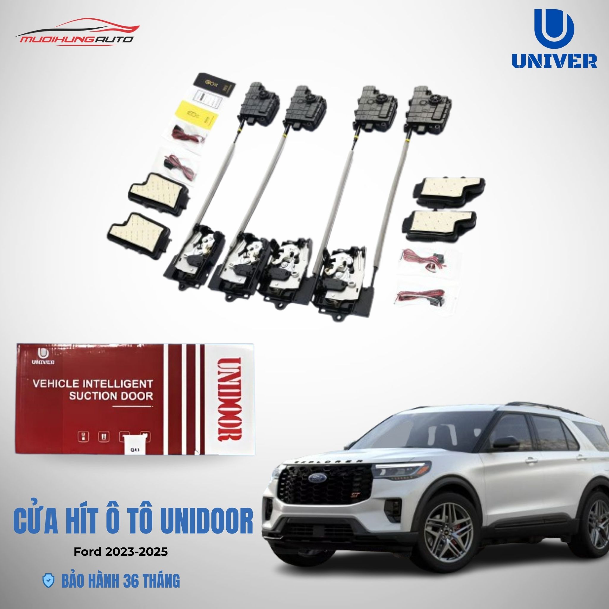 Cửa hít ô tô UNIDOOR Ford 2023-2025
