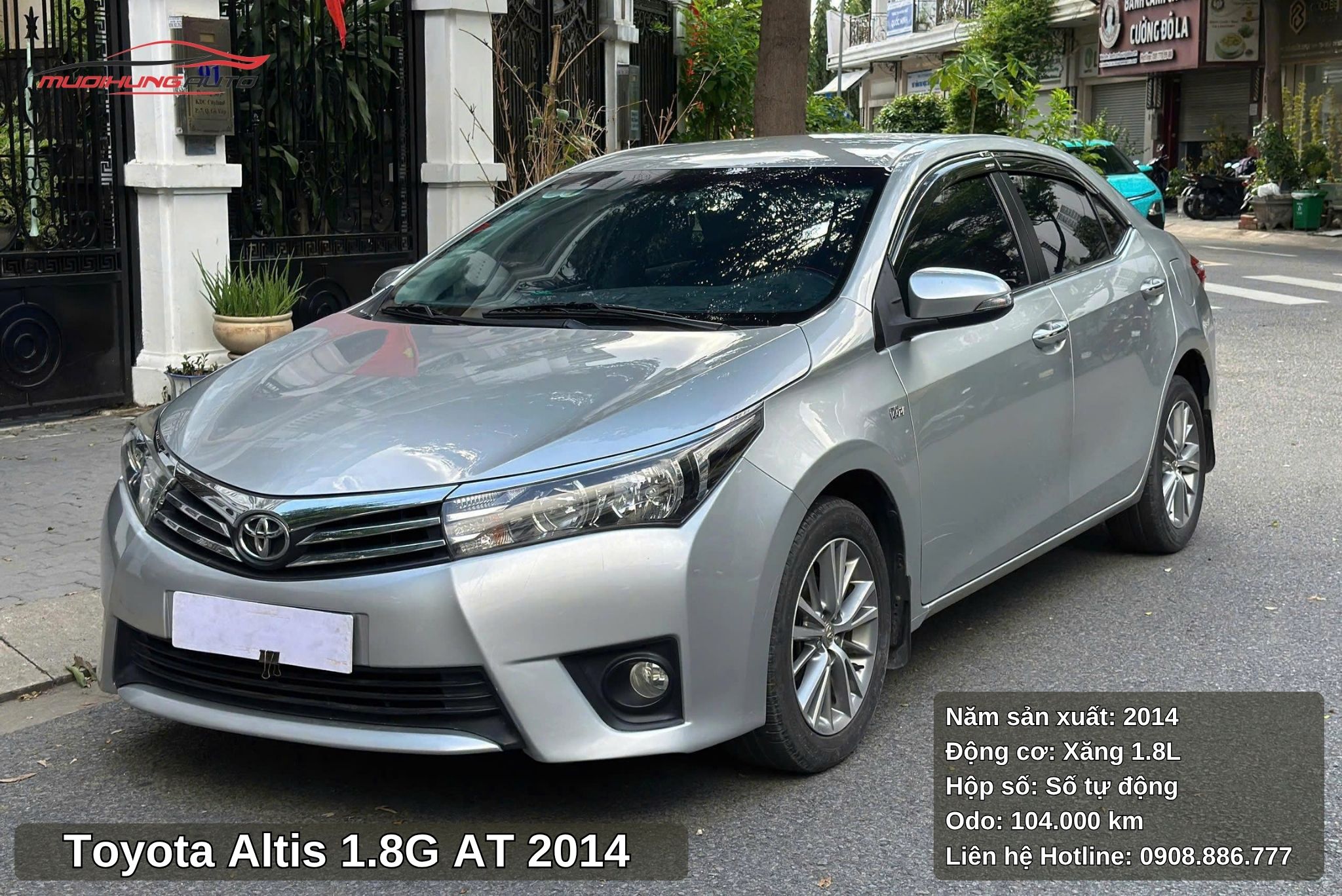 Đầu xe Toyota Altis 1.8G AT 2014