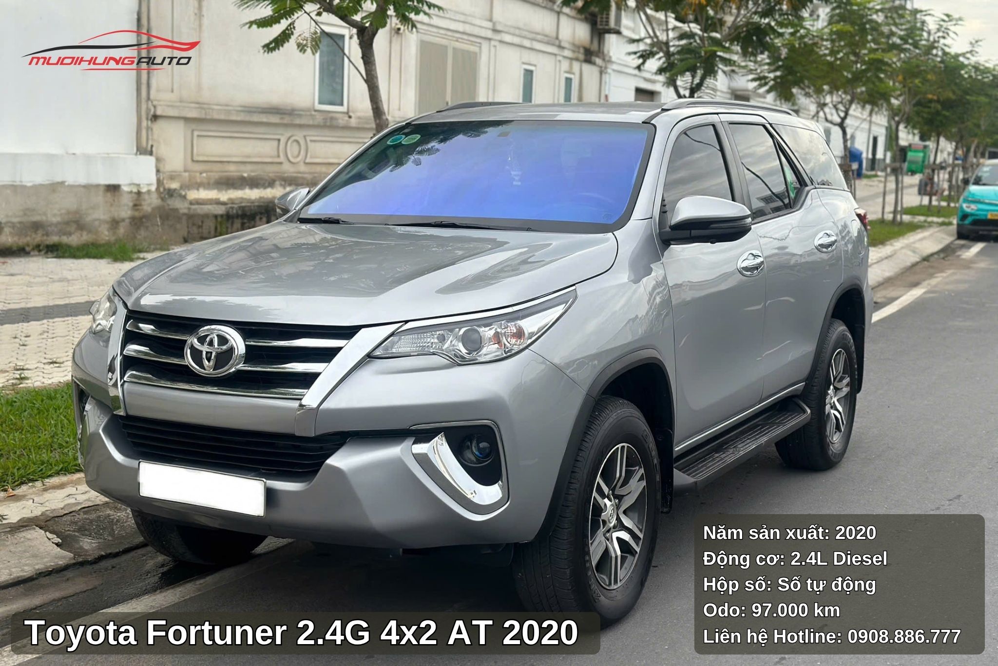 Đầu xe Toyota Fortuner 2.4G 4x2 AT 2020