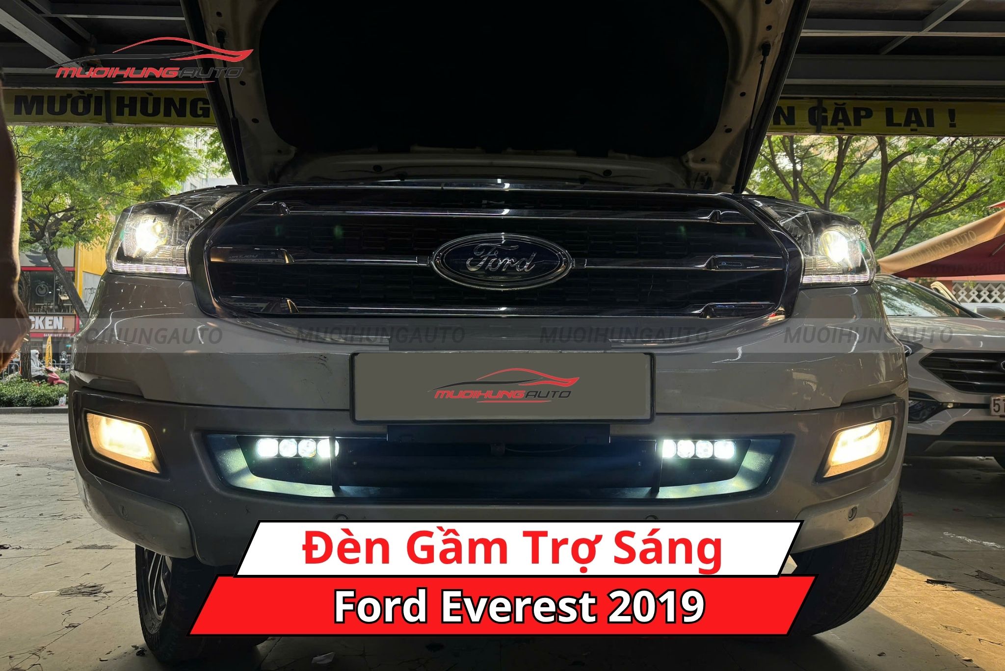 Đèn gầm trợ sáng cho ô tô Ford Everest 2019