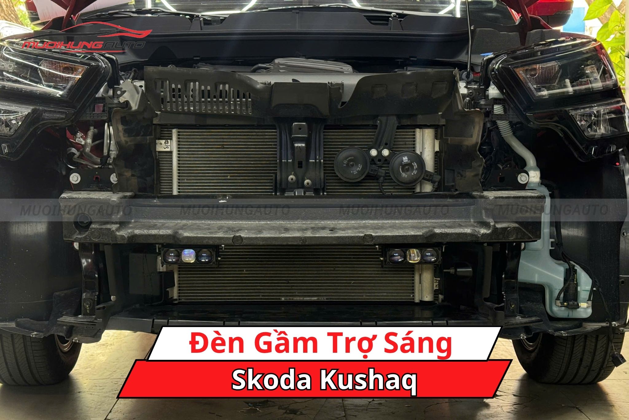 Đèn gầm trợ sáng Skoda Kushaq