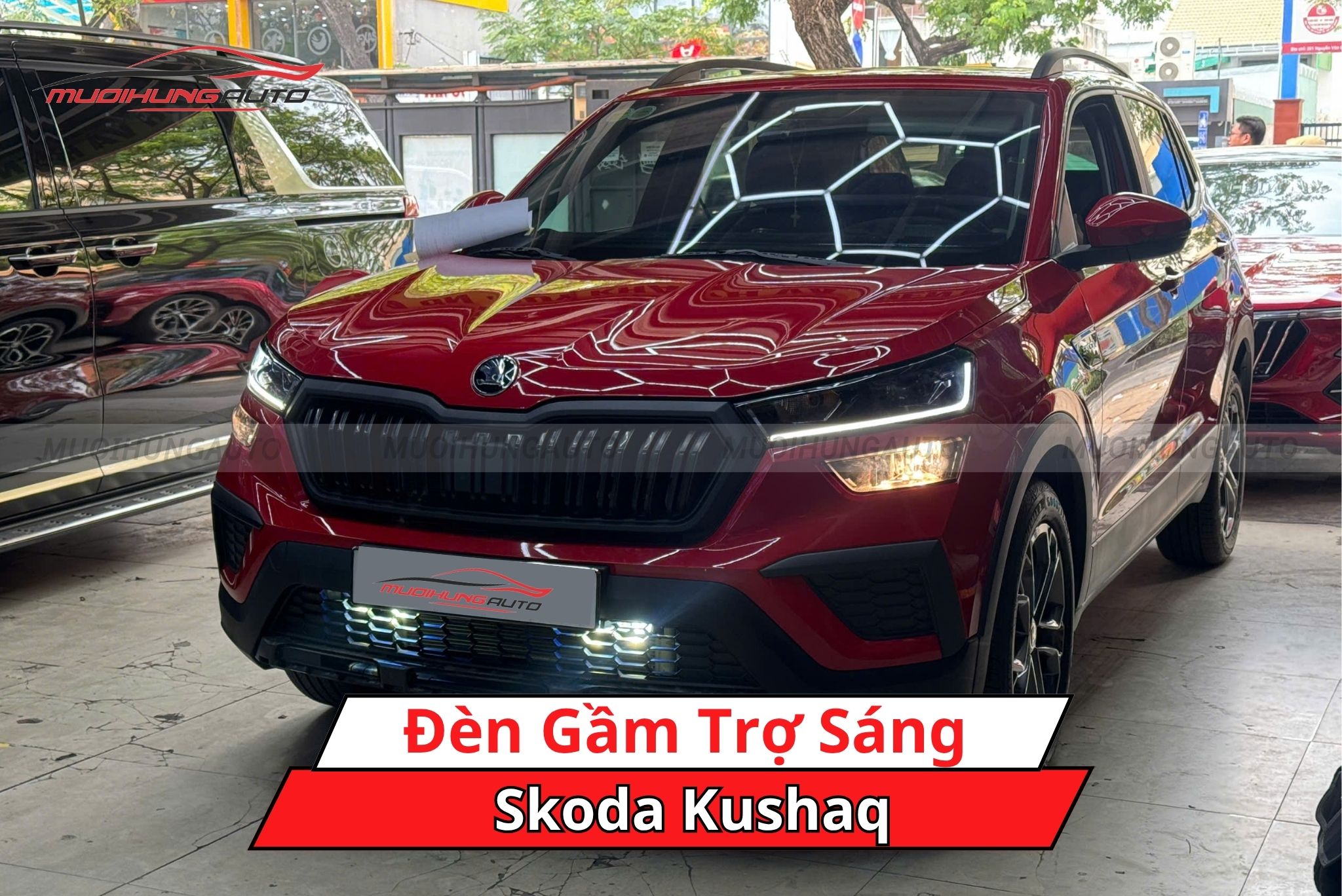 Đèn gầm trợ sáng xe Skoda Kushaq