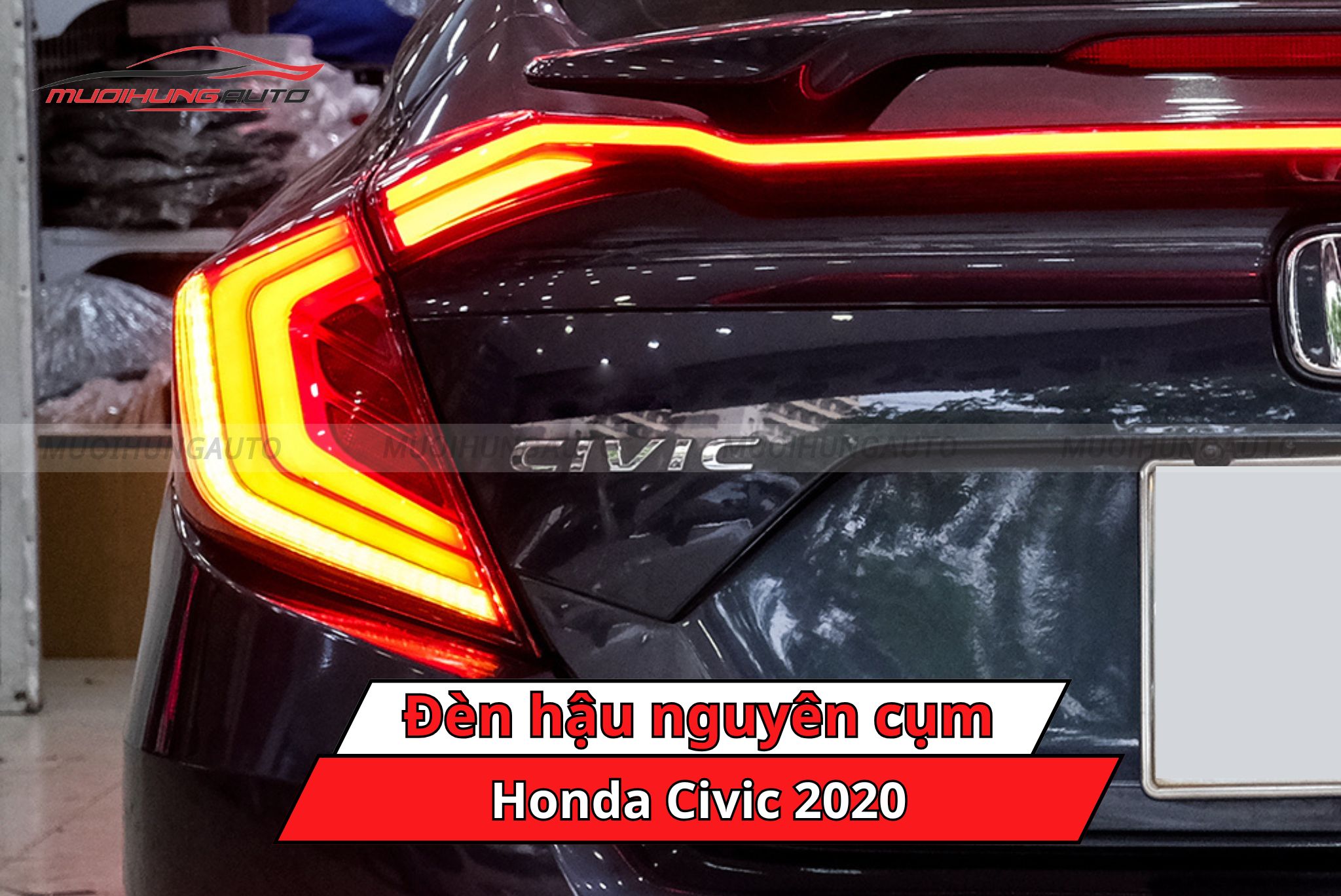Đèn hậu nguyên cụm cho Honda Civic 2020