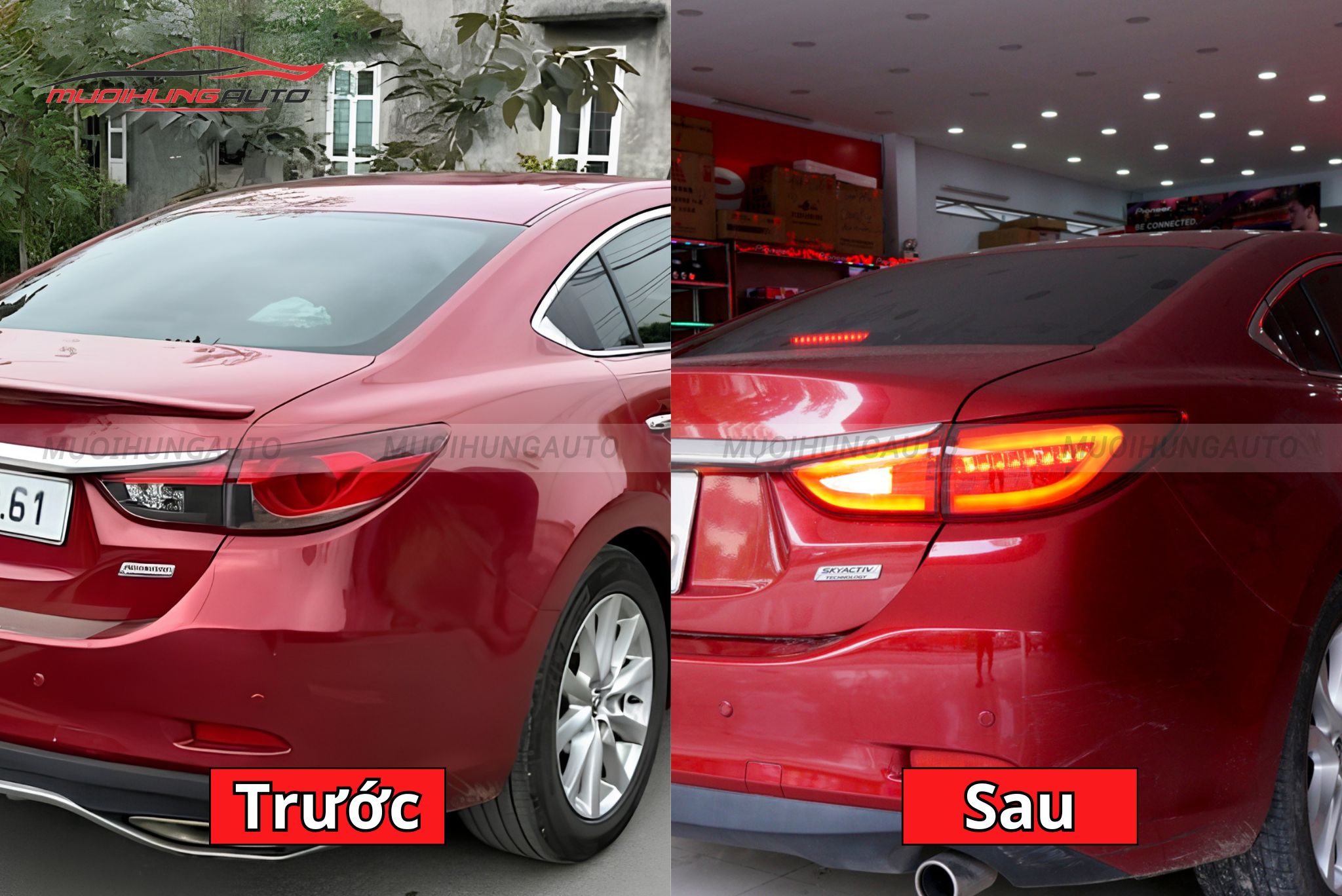 Đèn hậu nguyên cụm cho ô tô Mazda 6