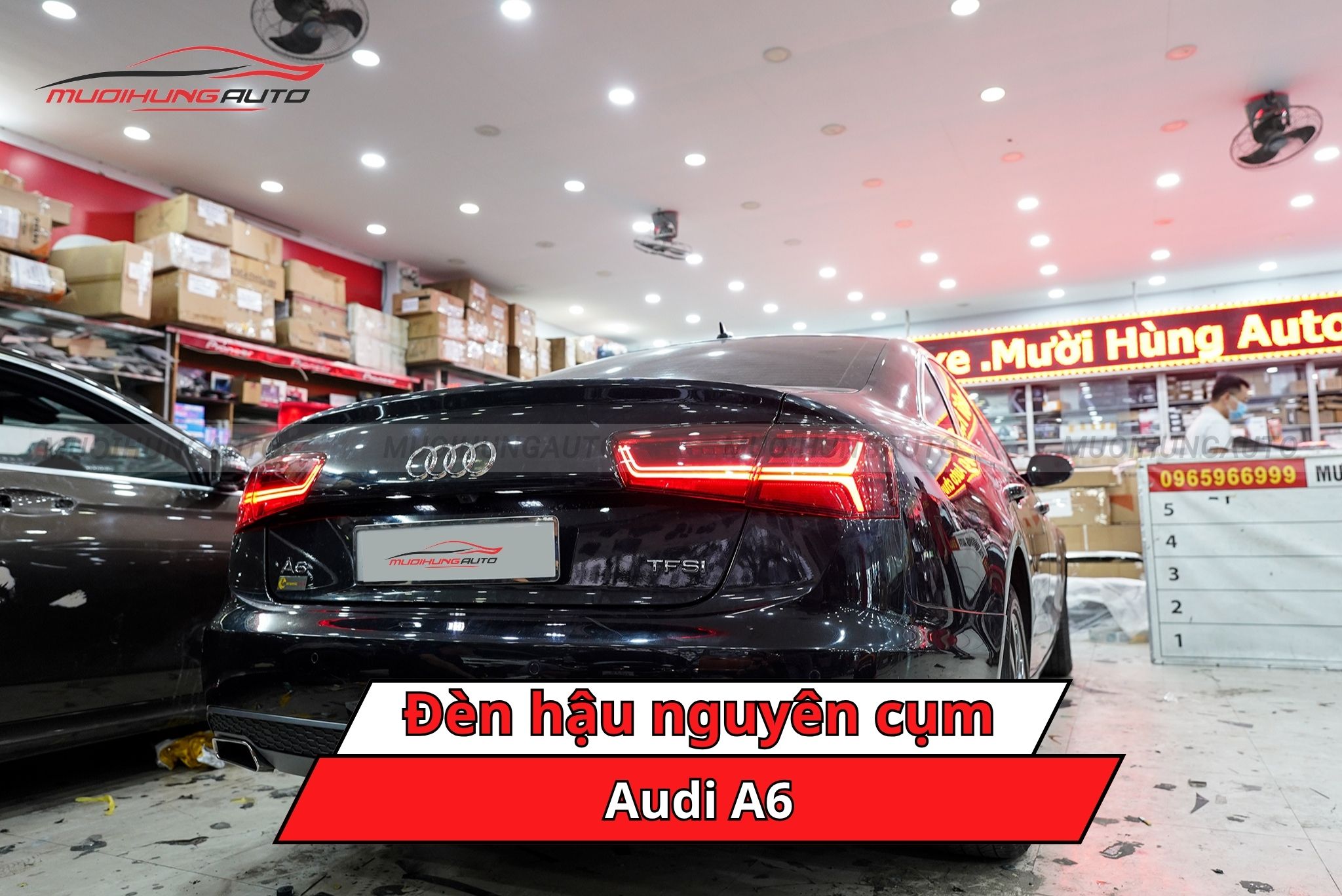 Đèn hậu nguyên cụm cho xe Audi A6