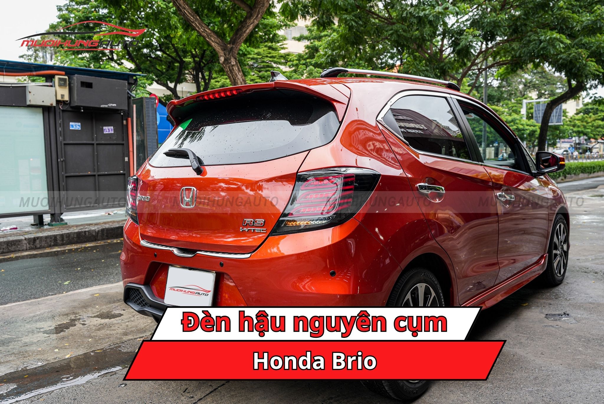 Đèn hậu nguyên cụm cho xe Honda Brio