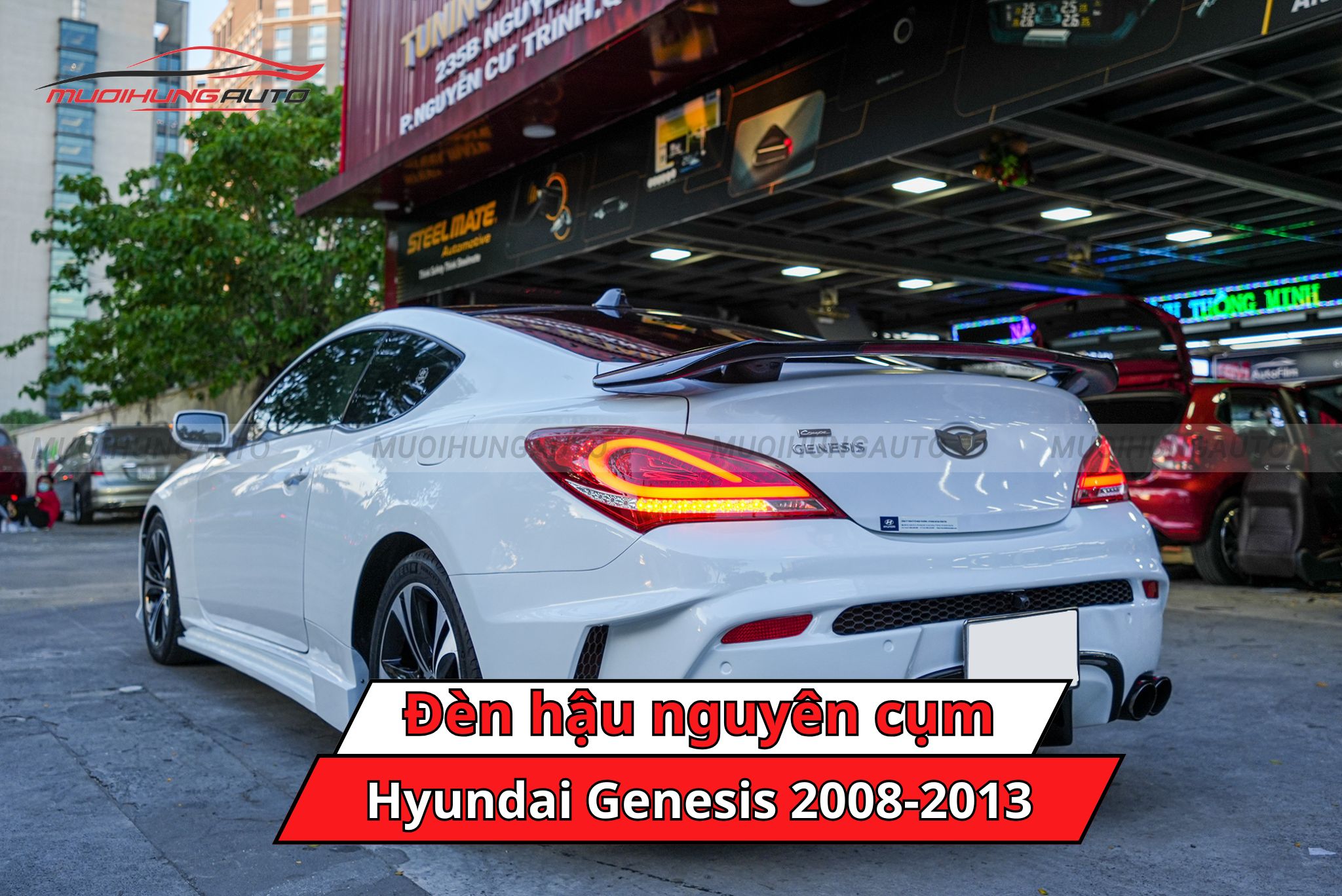 Đèn hậu nguyên cụm cho xe Hyundai Genesis 2008-2013