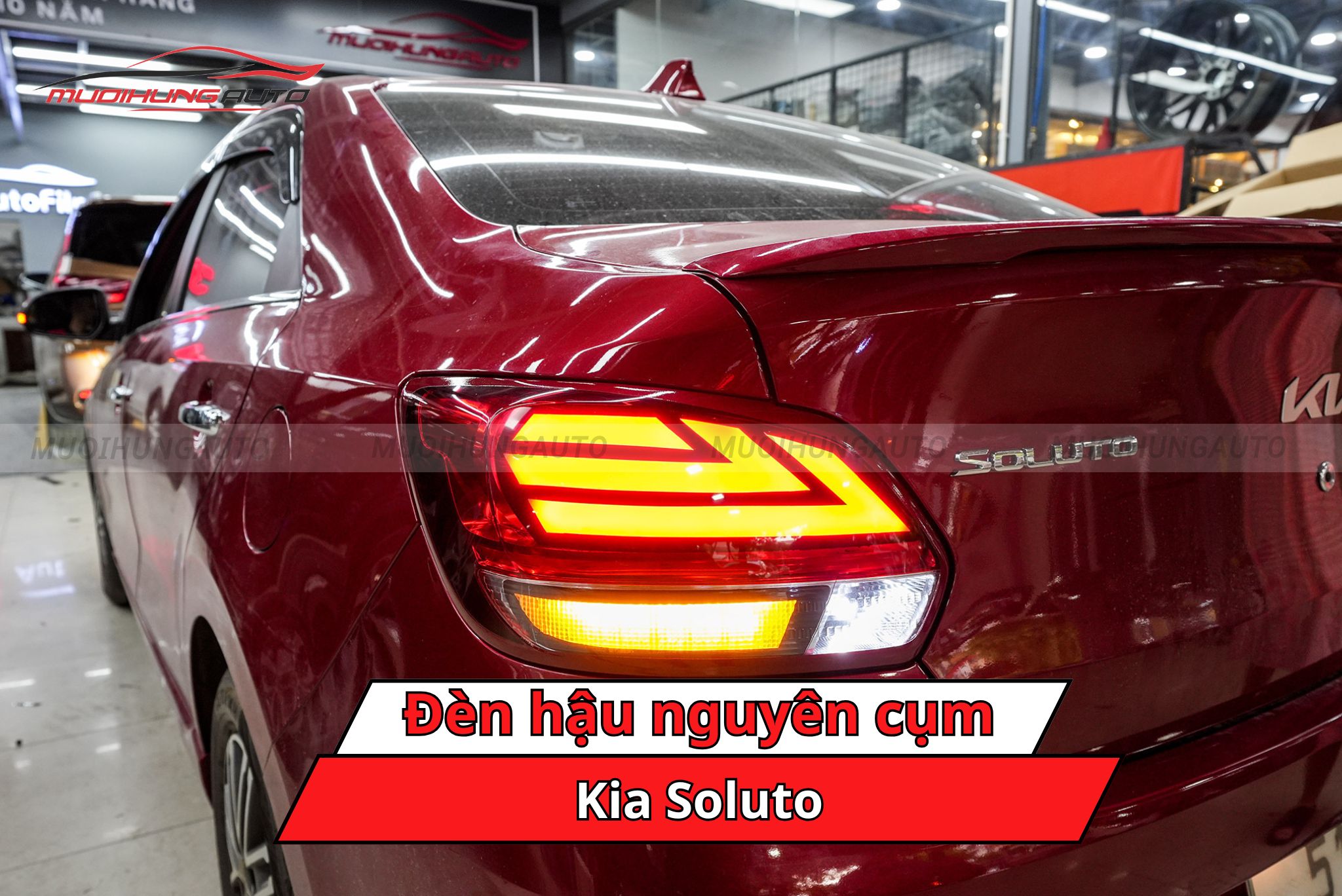 Đèn hậu nguyên cụm cho xe Kia Soluto