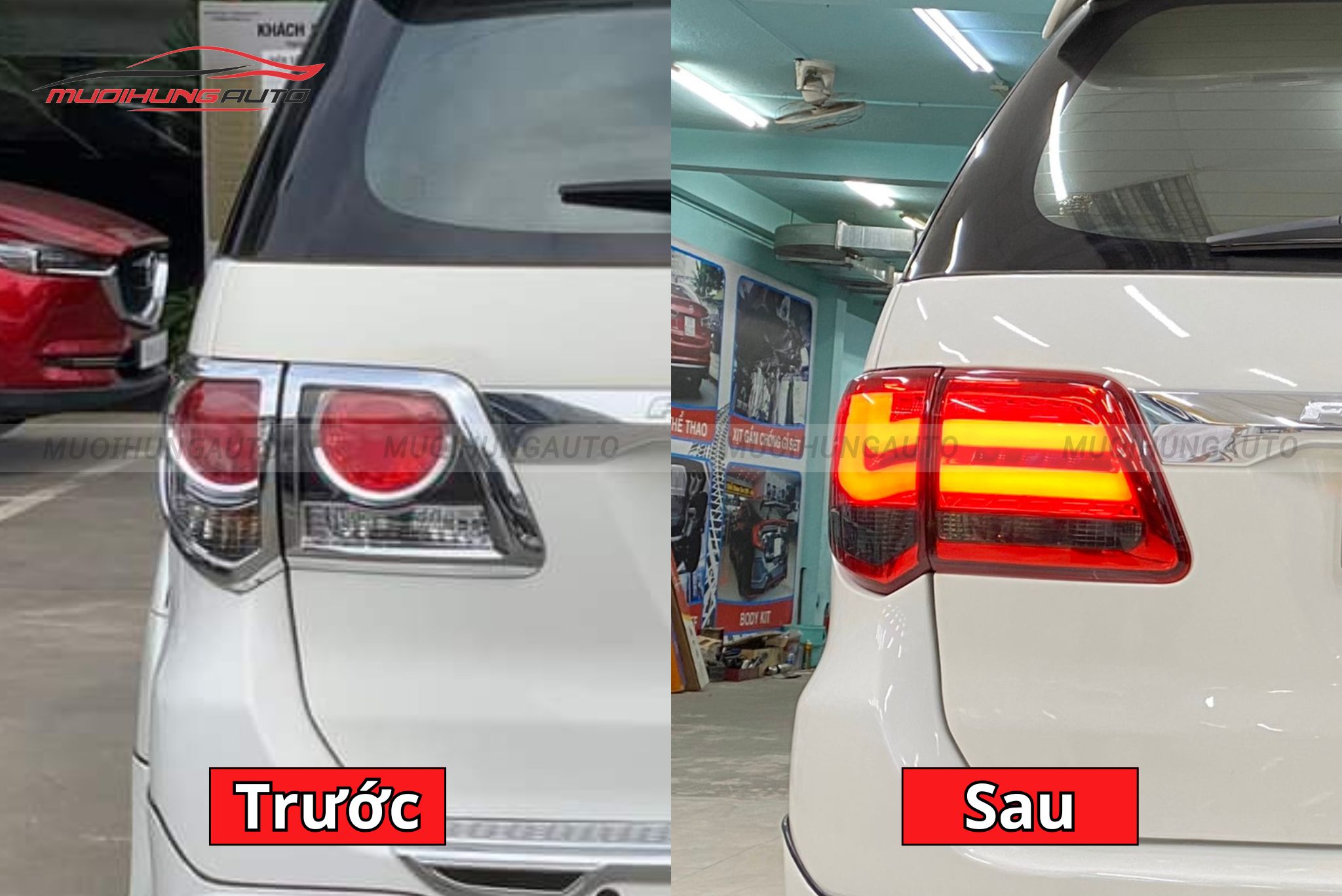 Đèn hậu nguyên cụm cho xe Toyota Fortuner 2015