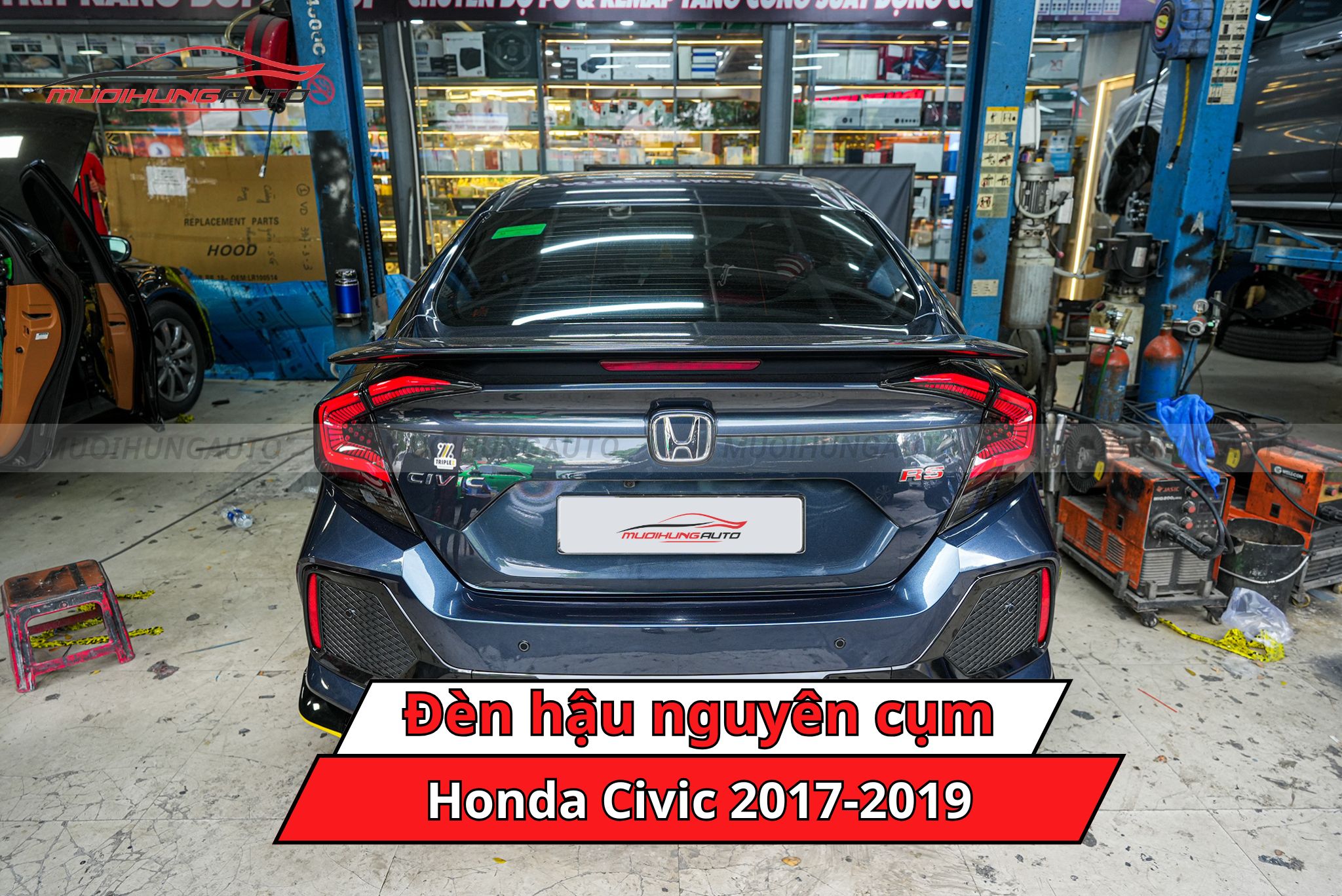 Đèn hậu nguyên cụm Honda Civic 2017-2019