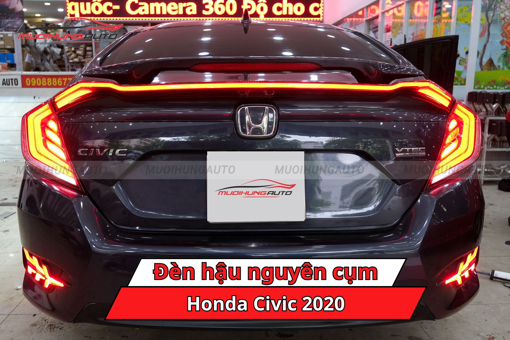 Đèn hậu nguyên cụm Honda Civic 2020