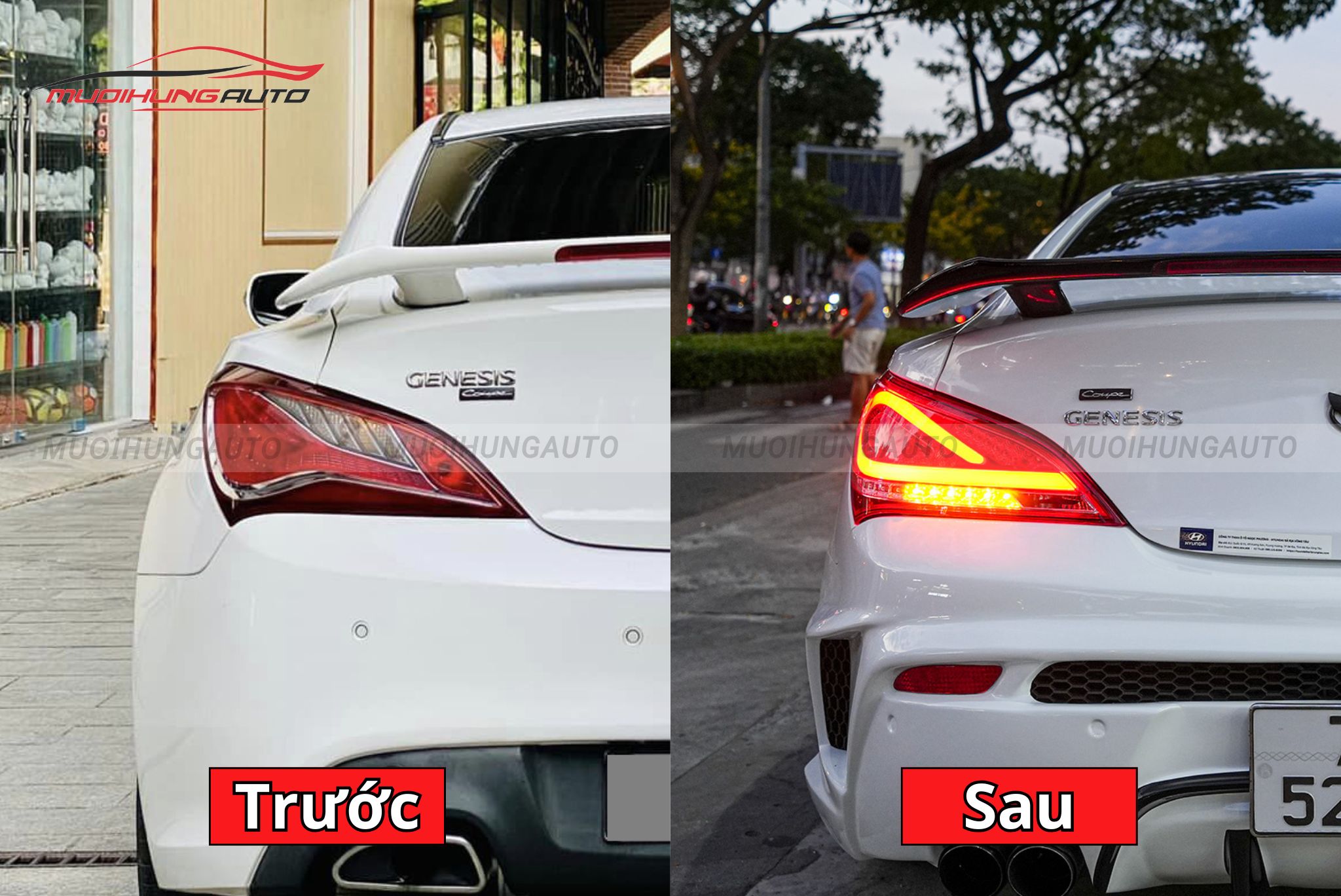 Đèn hậu nguyên cụm xe Hyundai Genesis 2008-2013