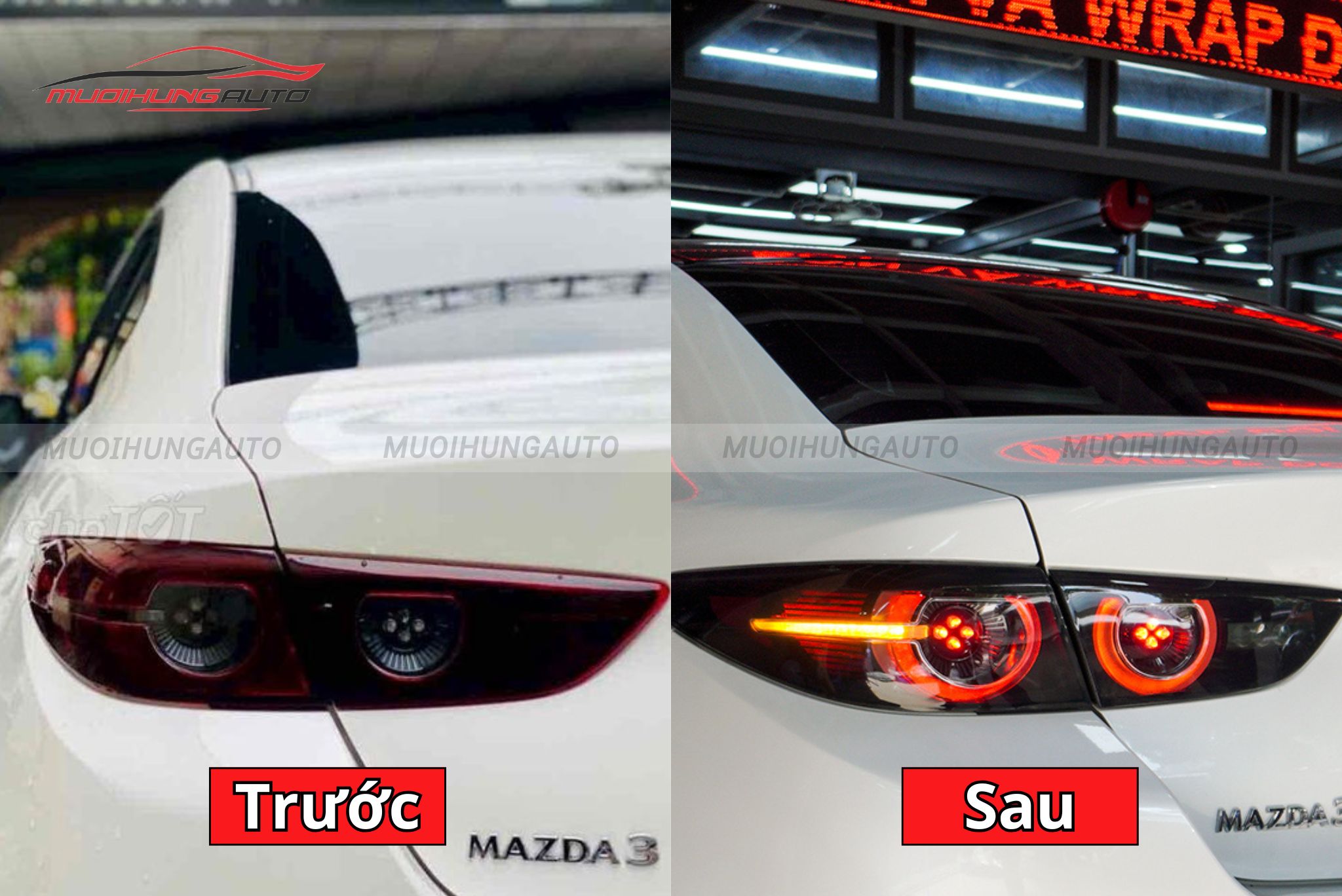 Đèn hậu nguyên cụm xe Mazda 3 2020