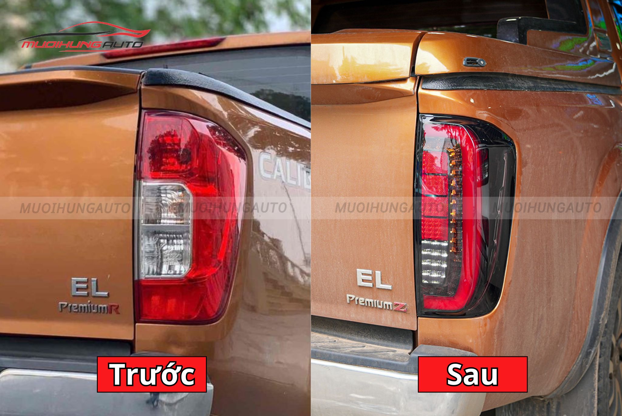 Đèn hậu nguyên cụm xe Nissan Navara