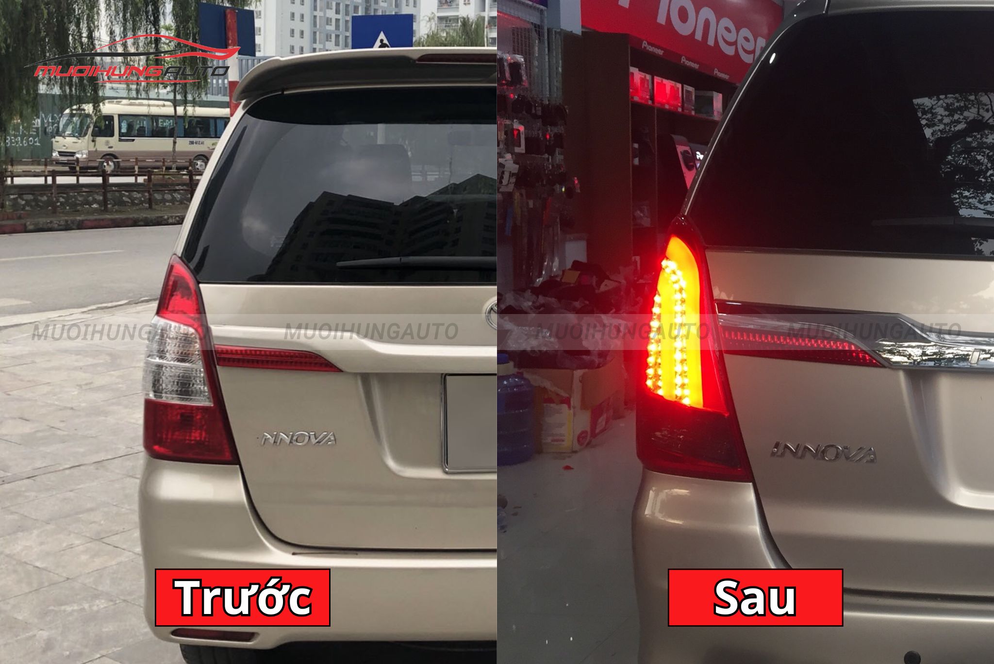 Đèn hậu nguyên cụm xe Toyota Innova 2015