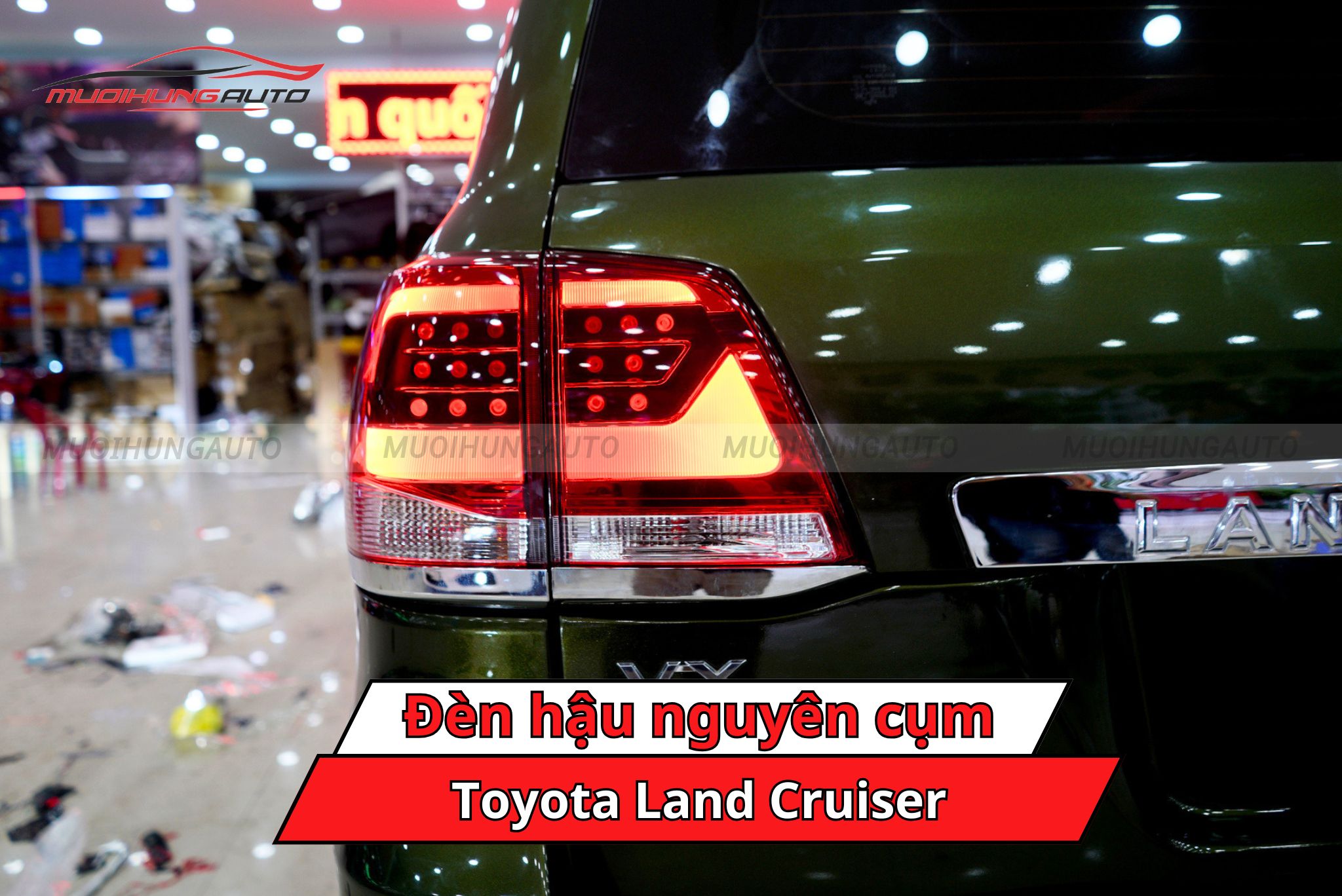Đèn hậu nguyên cụm xe Toyota Land Cruiser