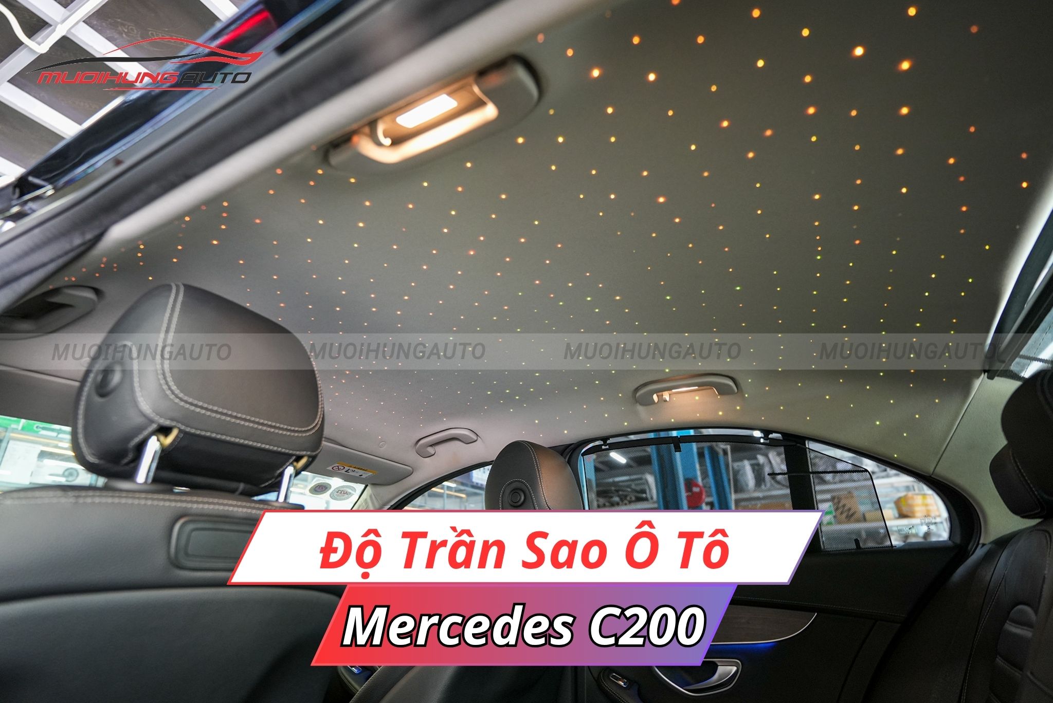 Đèn LED chiếu sao trần Mercedes C200