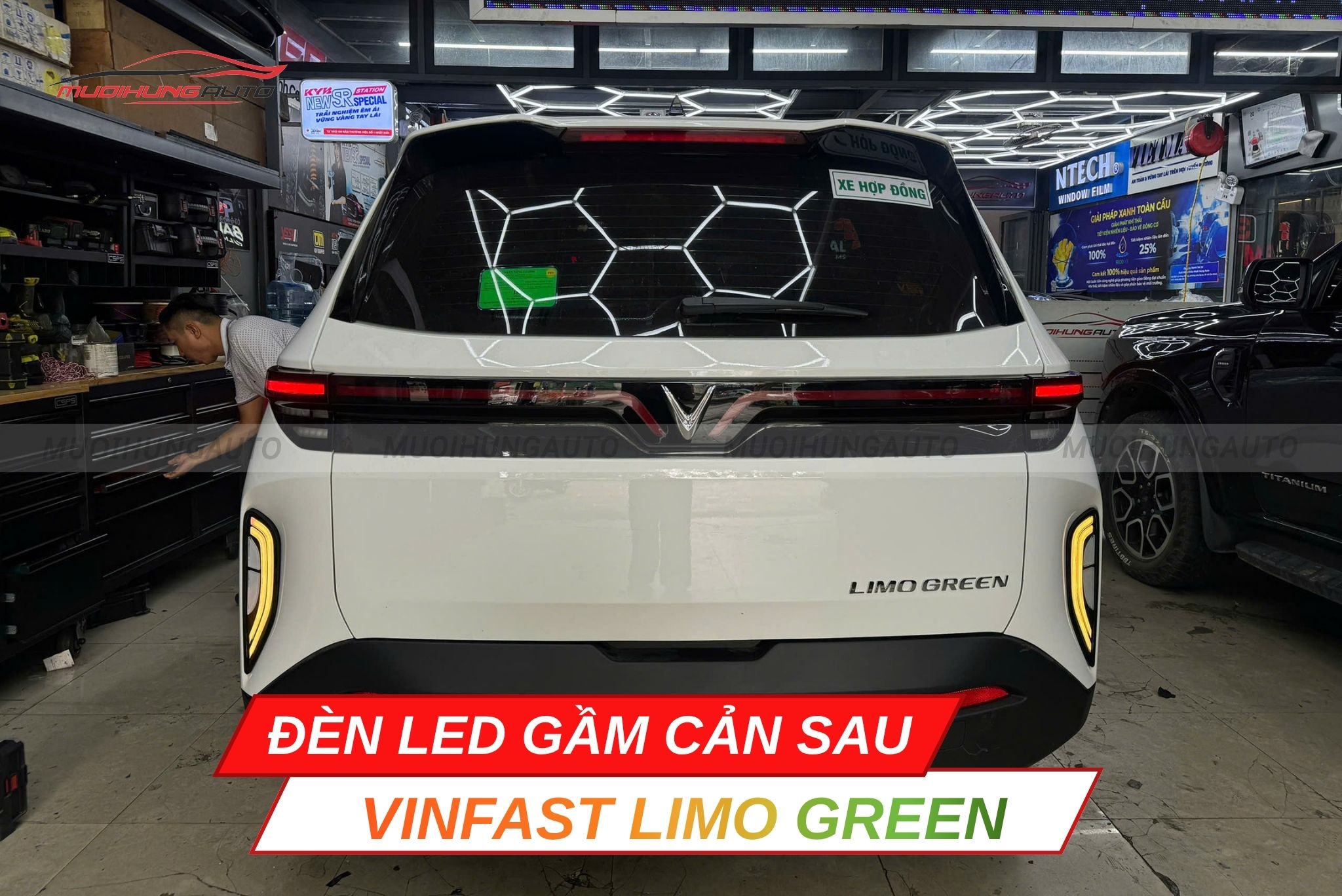 Đèn LED gầm cản sau Vinfast Limo Green