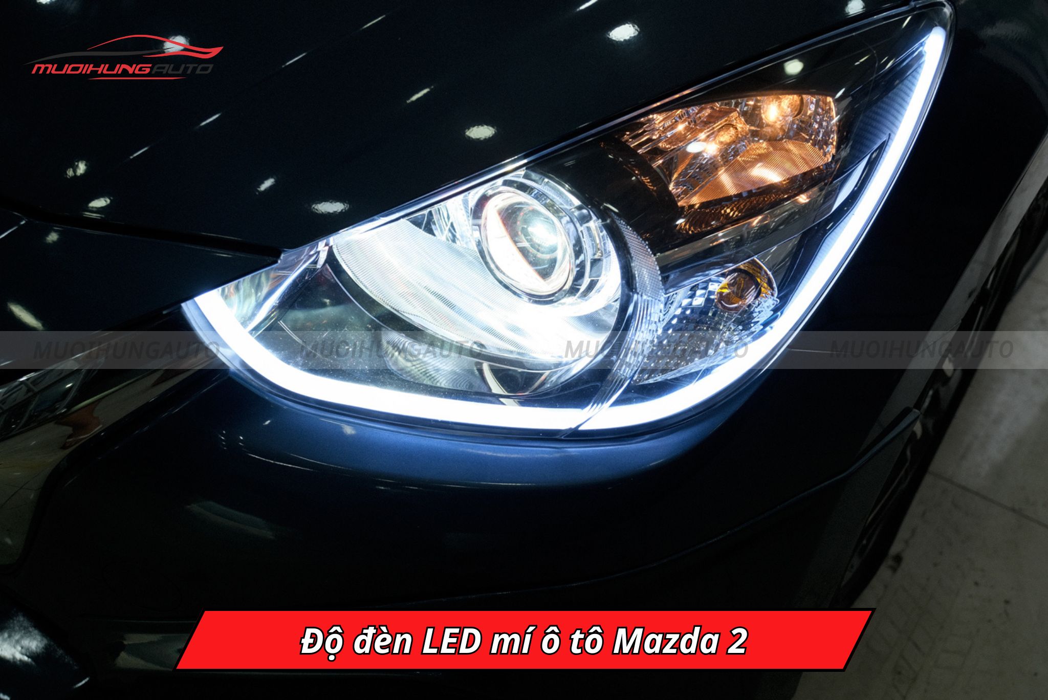 Đèn LED mí ô tô Mazda 2