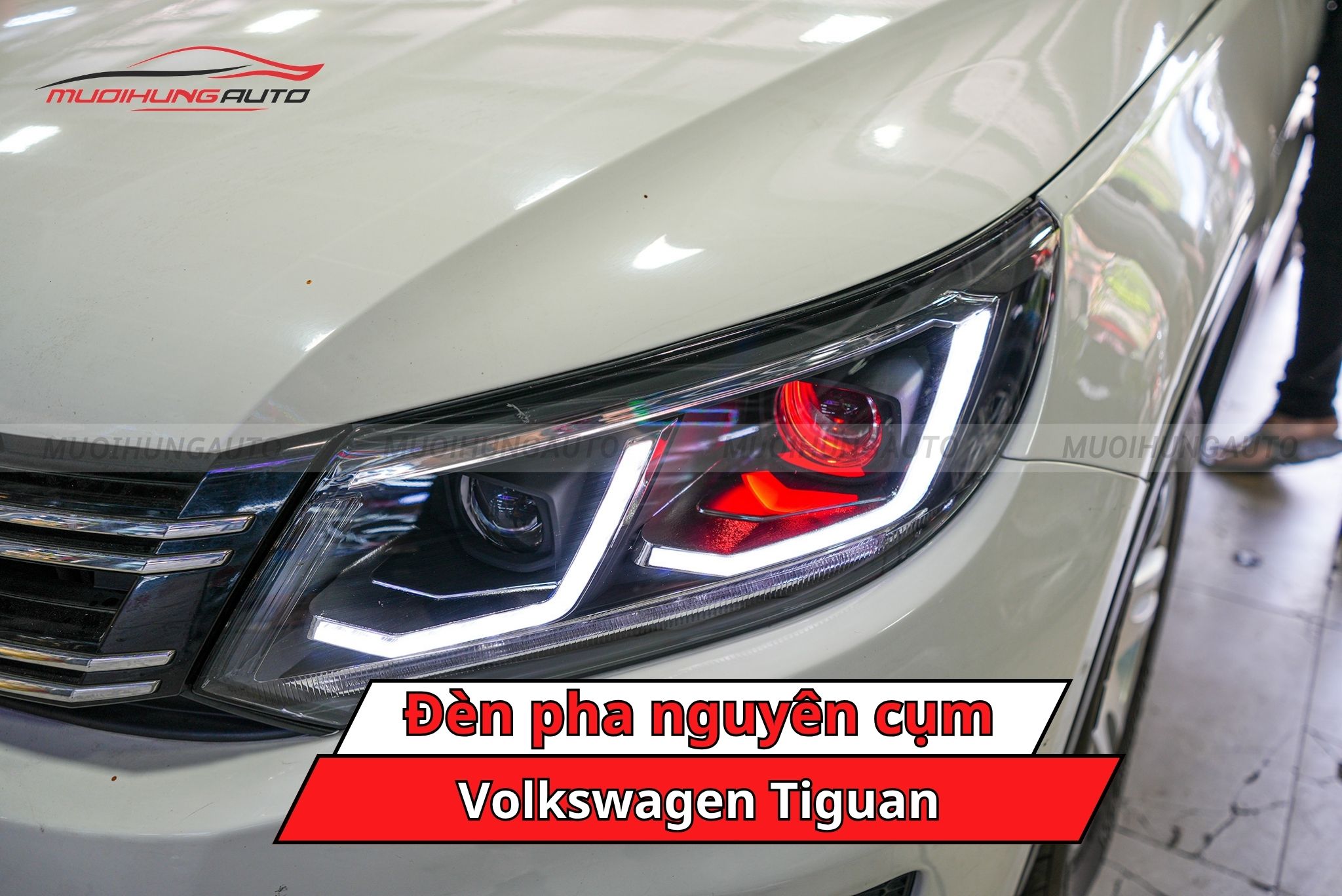 Đèn pha nguyên cụm cho ô tô Volkswagen Tiguan