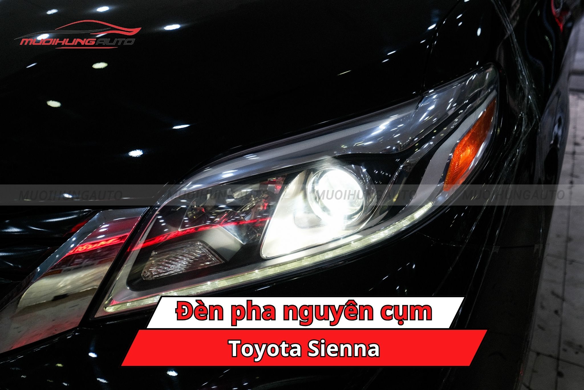 Đèn pha nguyên cụm cho Toyota Sienna
