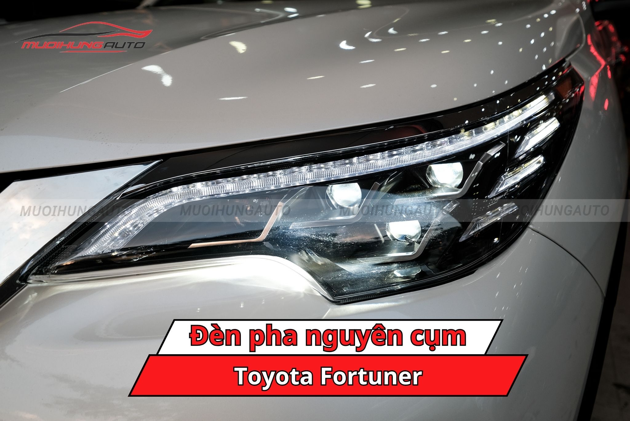 Đèn pha nguyên cụm cho xe Toyota Fortuner