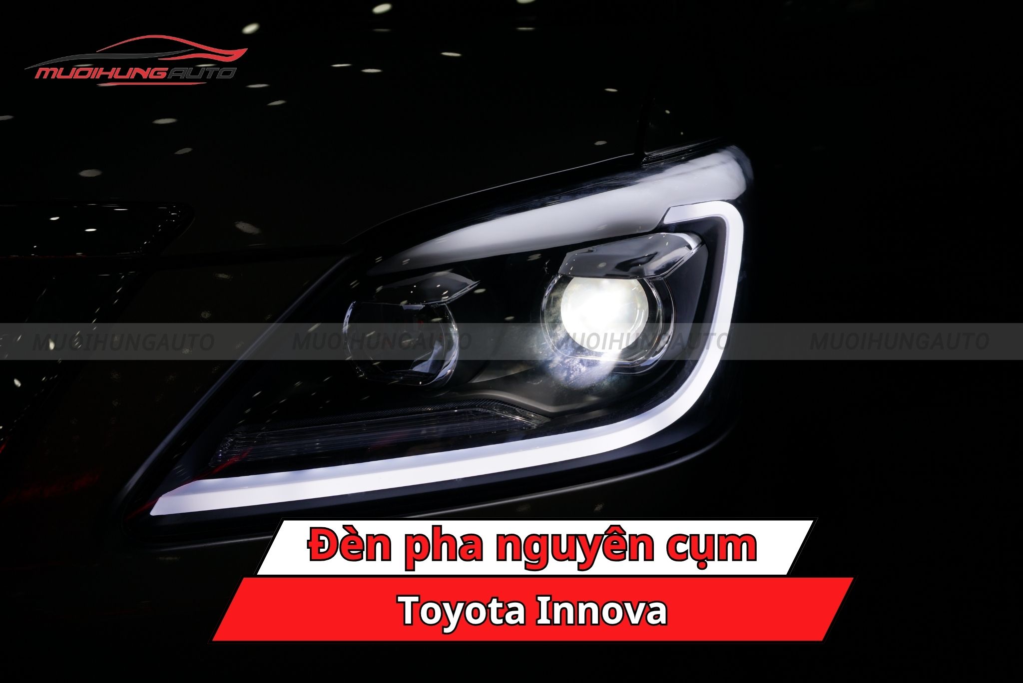 Đèn pha nguyên cụm cho xe Toyota Innova
