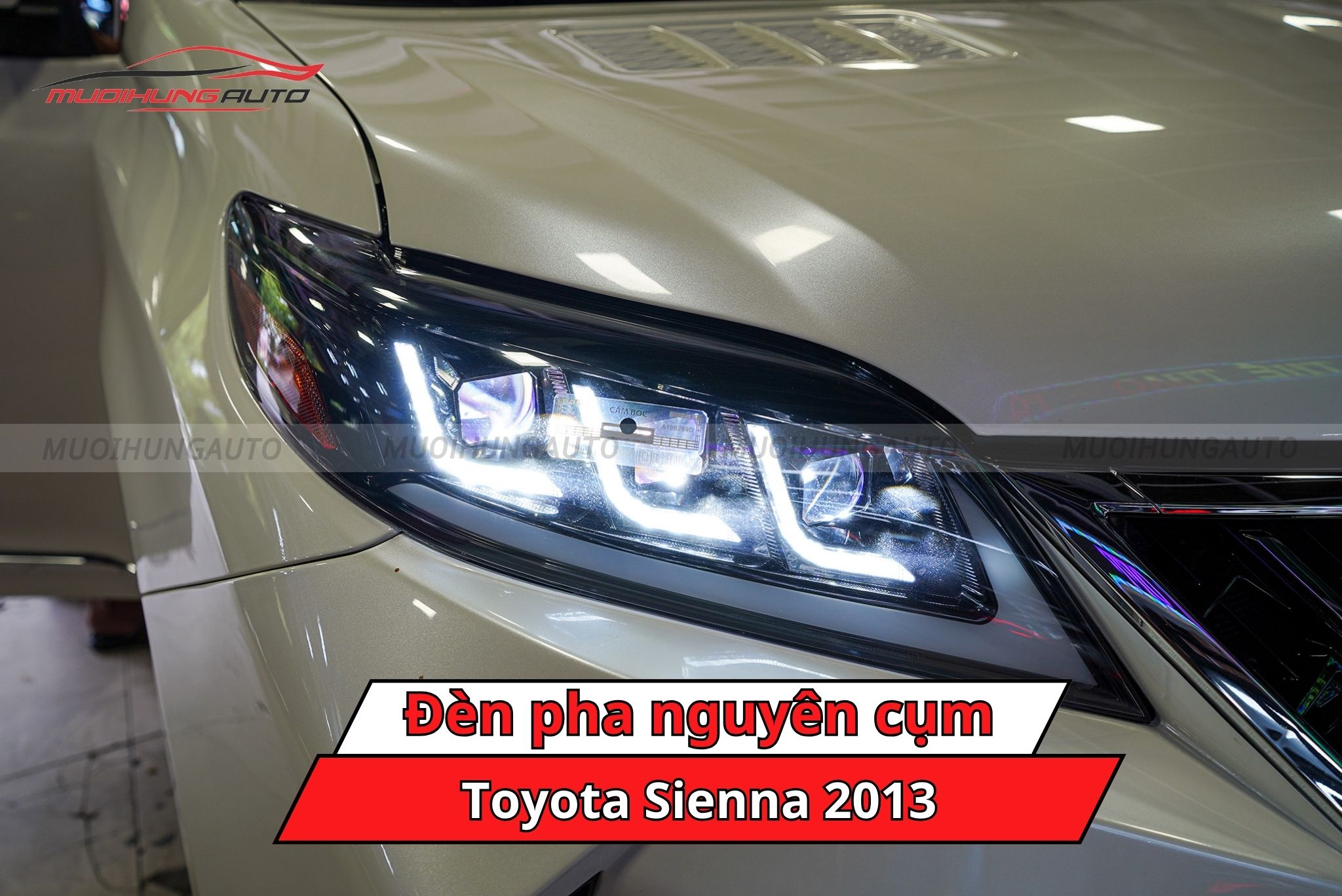 Đèn pha nguyên cụm cho xe Toyota Sienna 2013