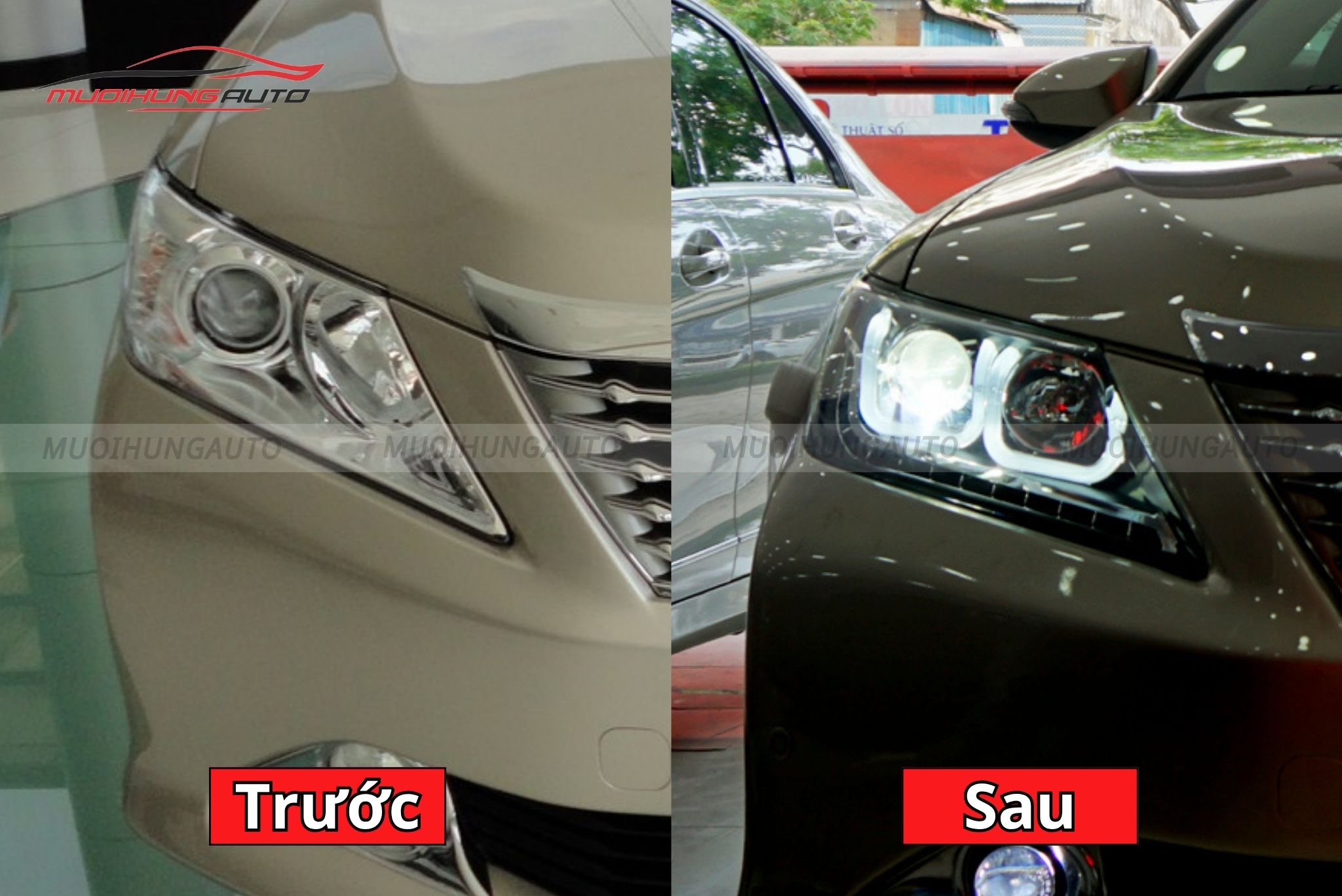 Đèn pha nguyên cụm ô tô Toyota Camry 2014