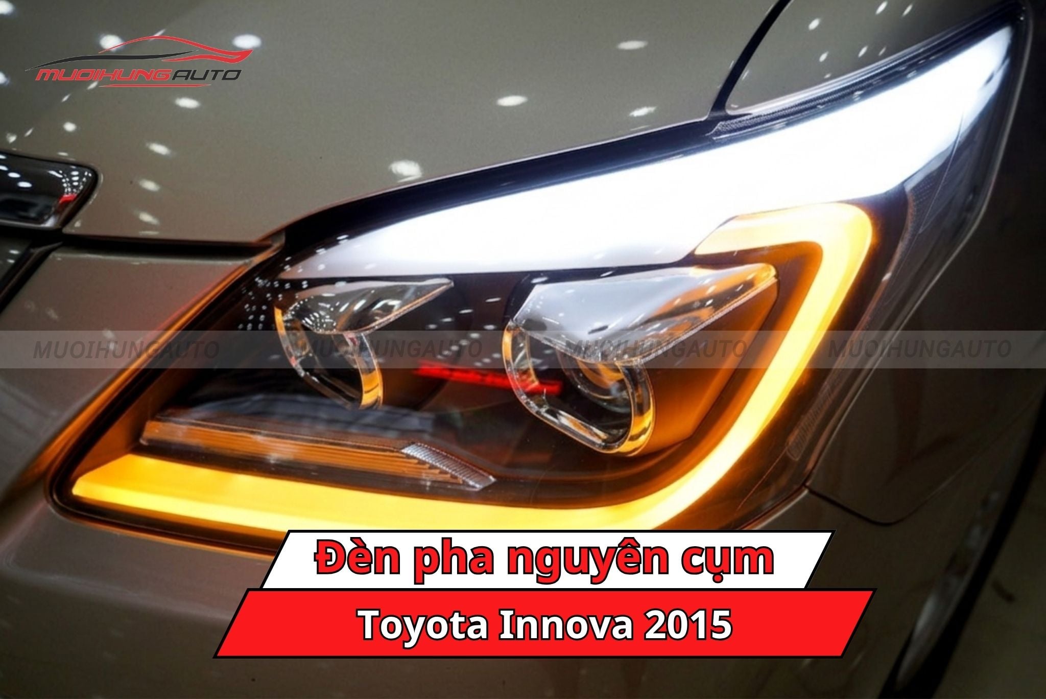 Đèn pha nguyên cụm ô tô Toyota Innova 2015
