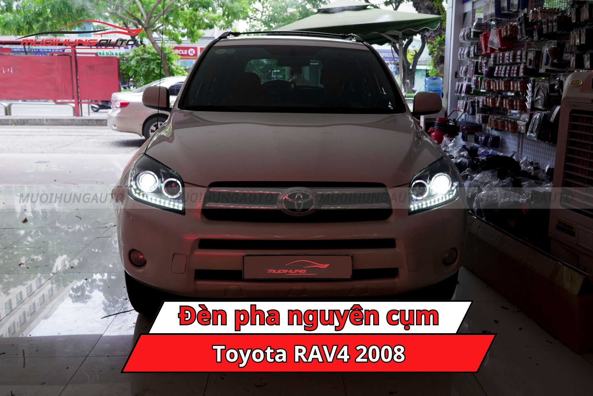 Đèn pha nguyên cụm Toyota RAV4 2008