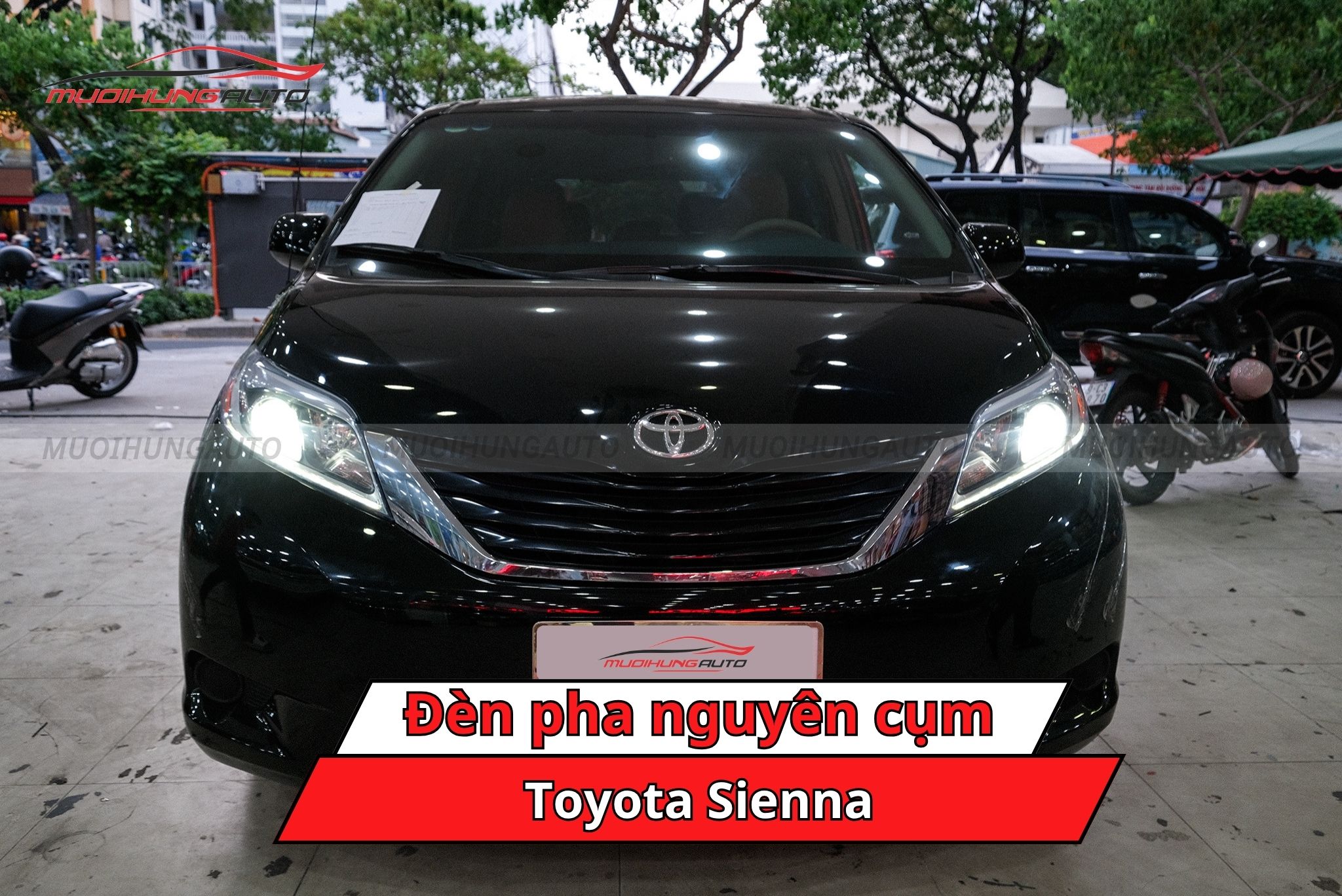 Đèn pha nguyên cụm Toyota Sienna