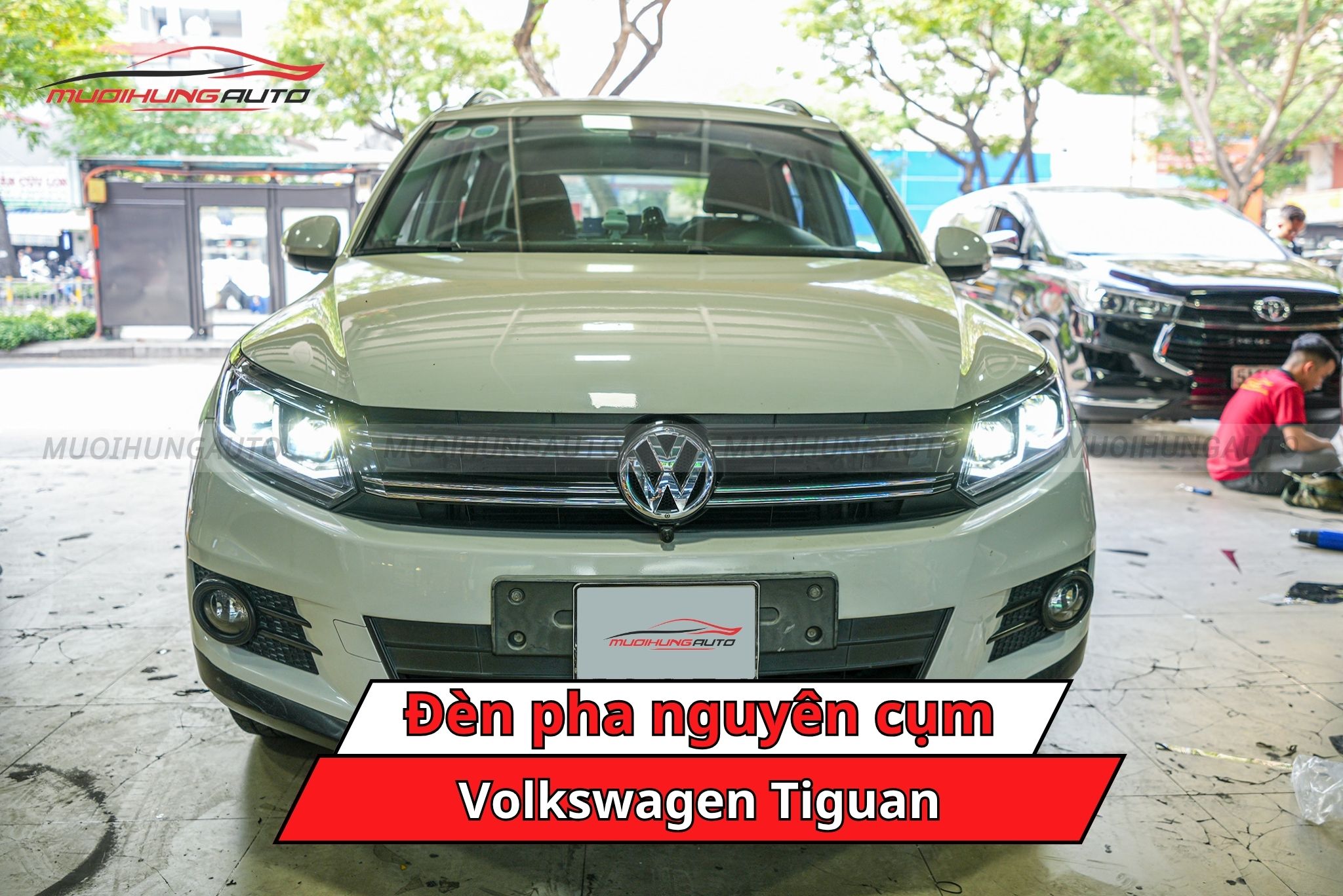 Đèn pha nguyên cụm Volkswagen Tiguan