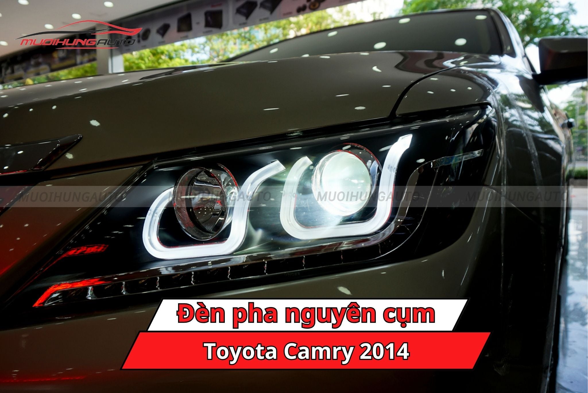Đèn pha nguyên cụm xe Toyota Camry 2014