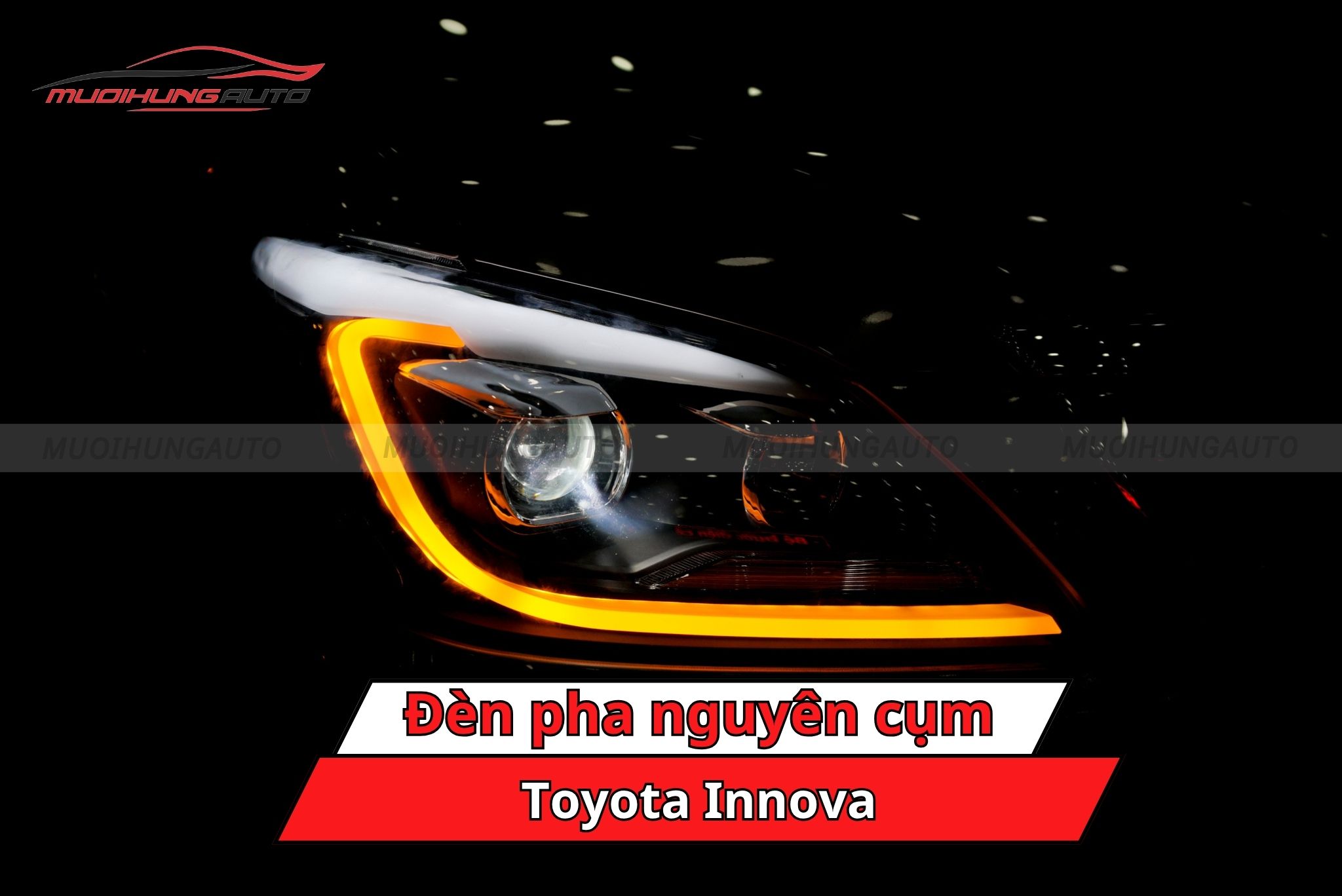 Đèn pha nguyên cụm xe Toyota Innova