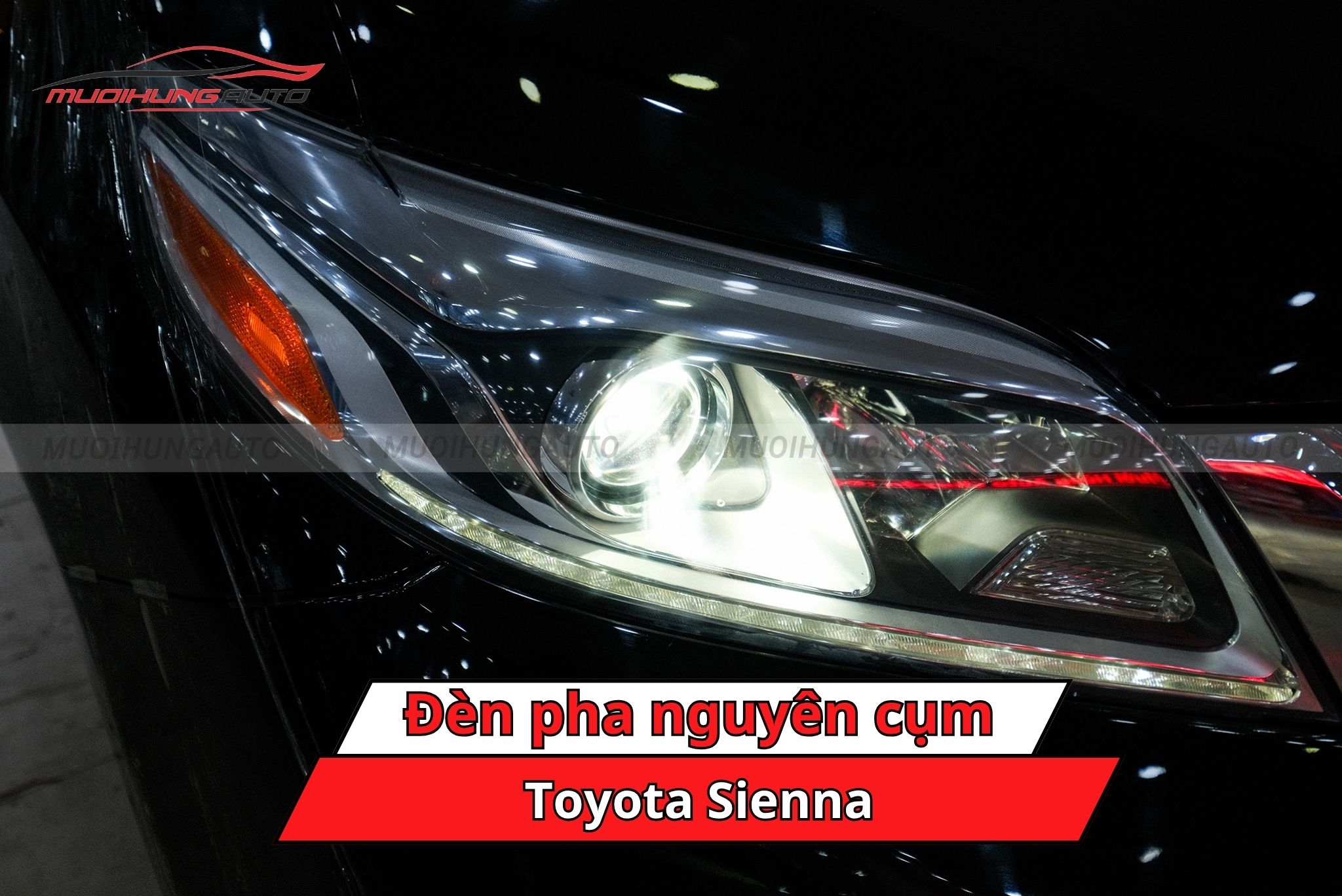Đèn pha nguyên cụm xe Toyota Sienna
