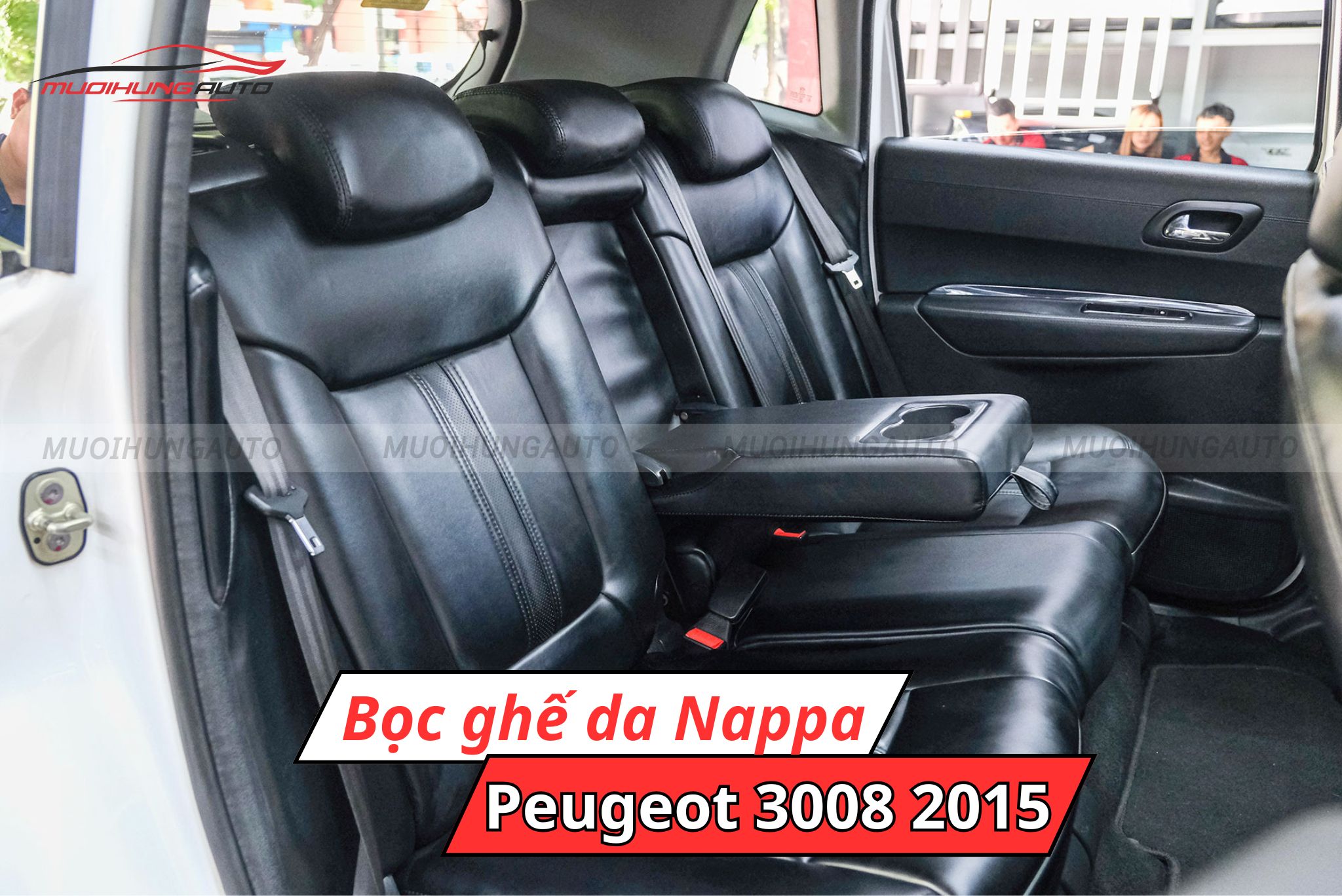 Độ ghế da Nappa Peugeot 3008 2015
