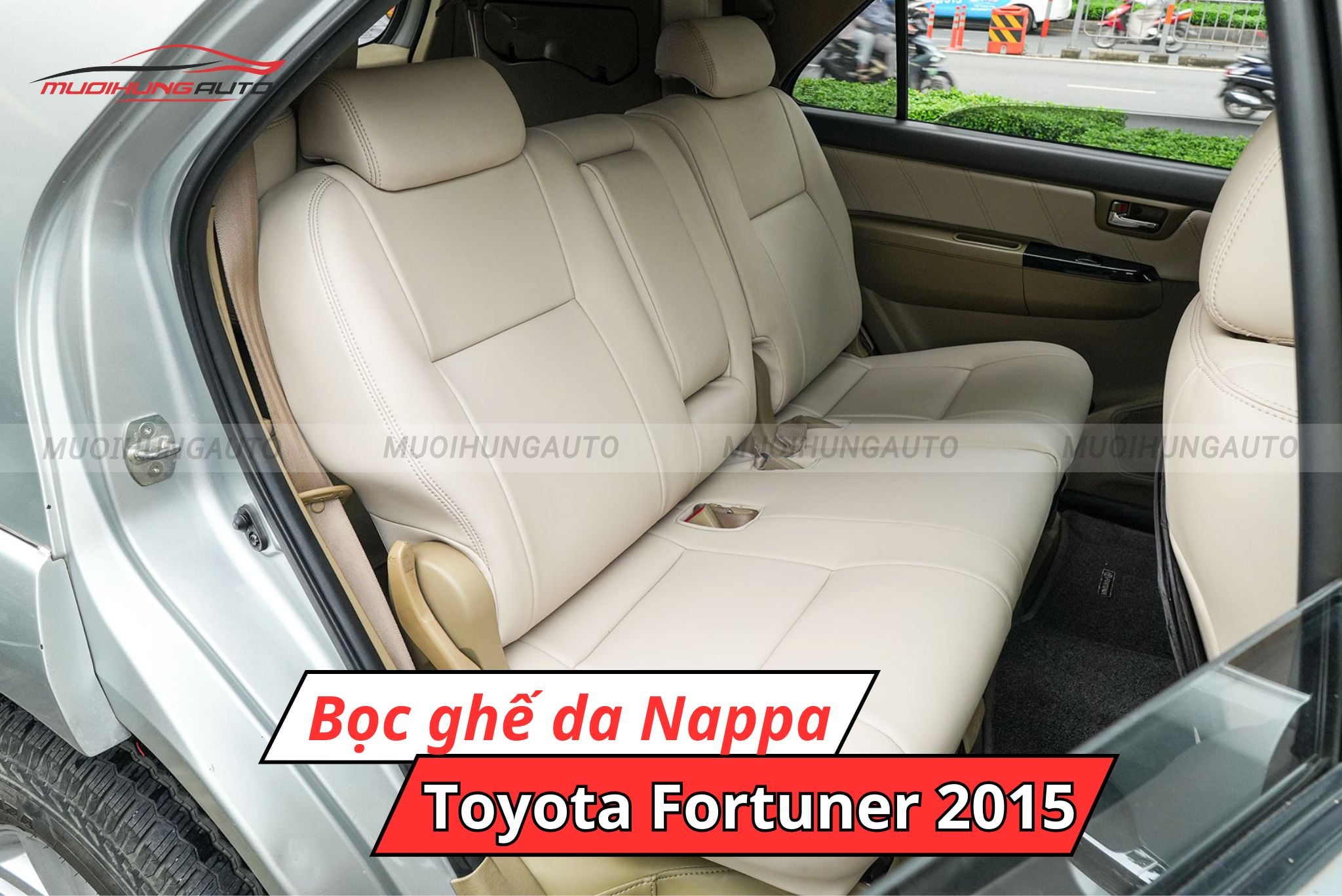 Độ ghế da Nappa Toyota Fortuner 2015