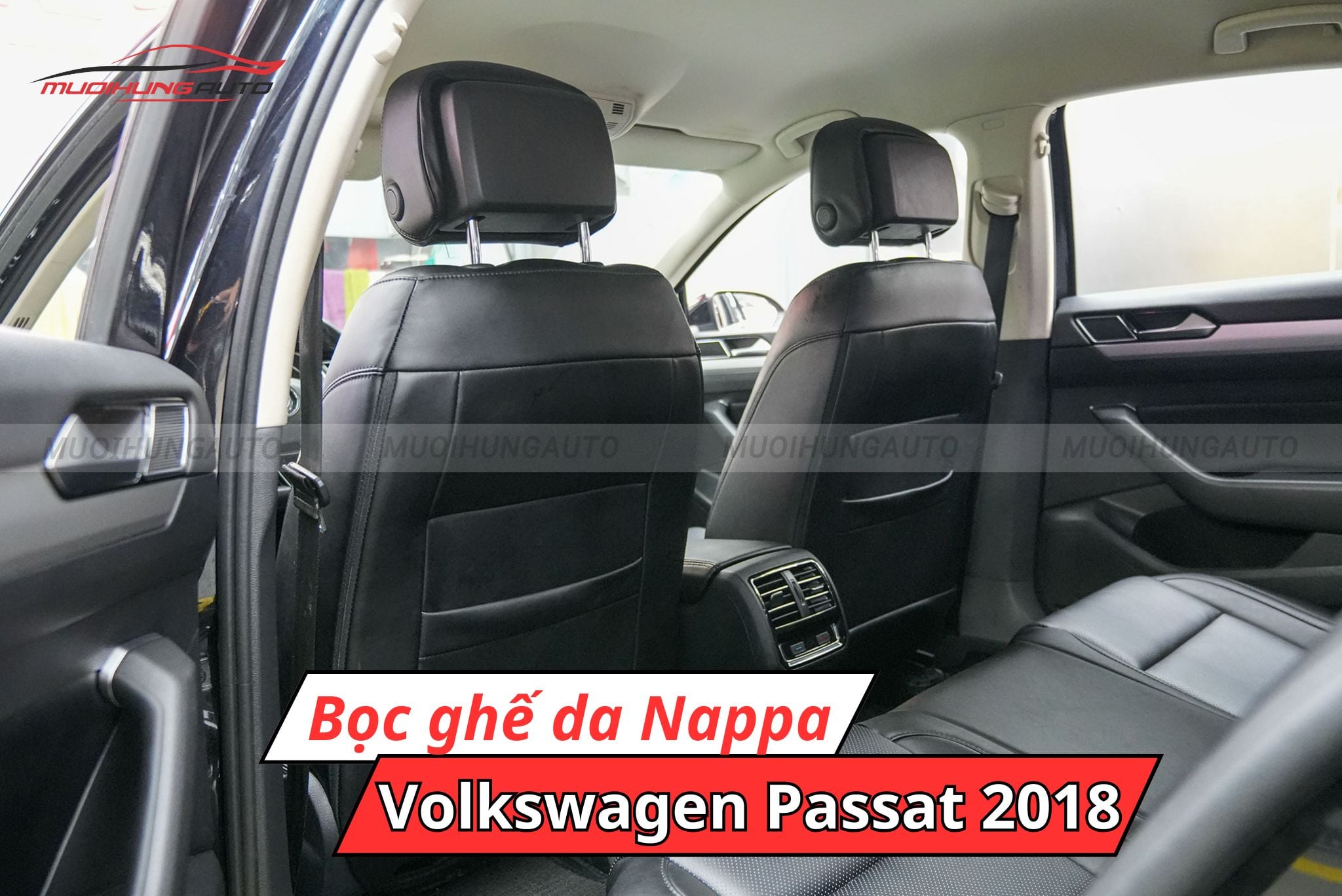 Độ ghế da Nappa Volkswagen Passat 2018