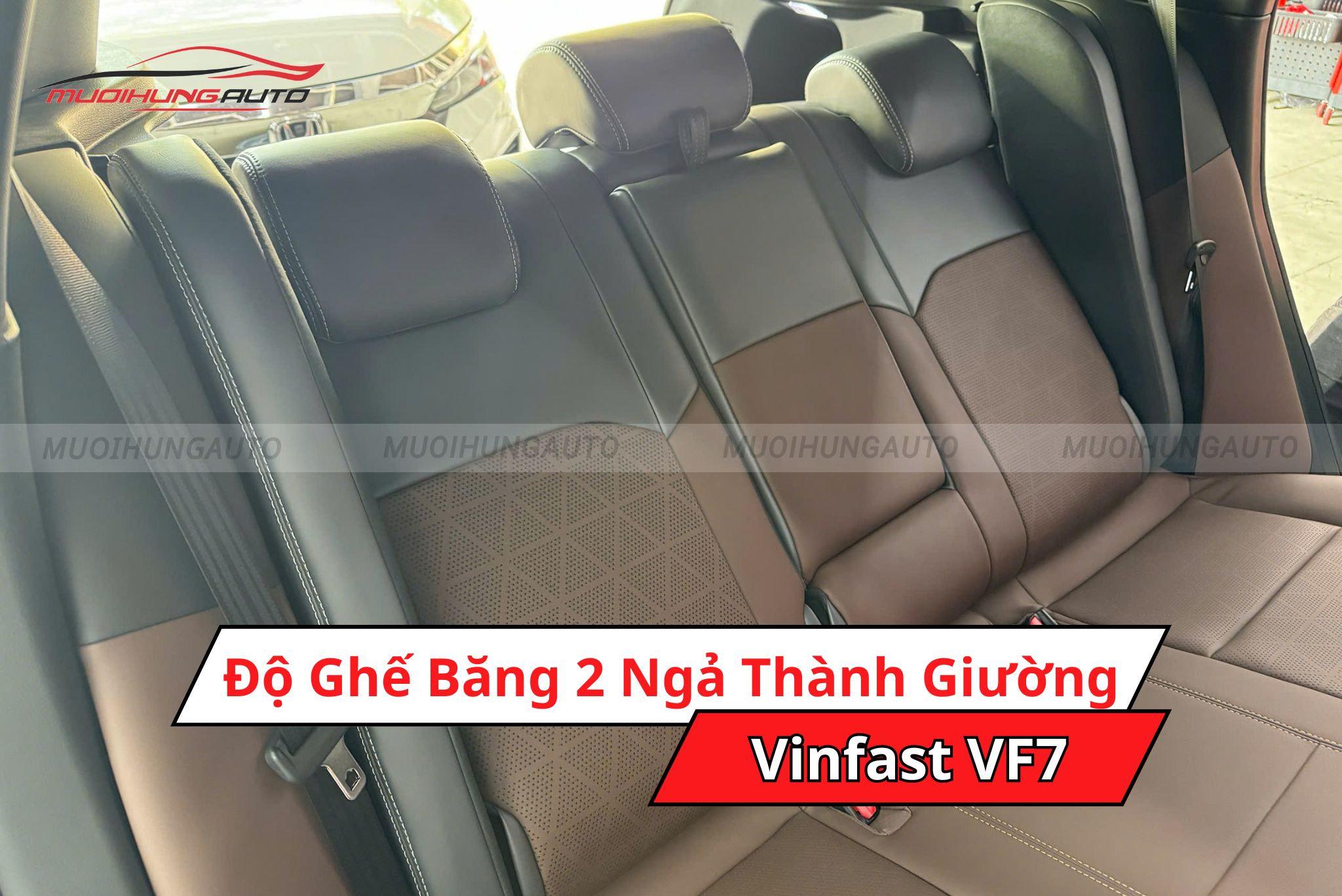 Độ ghế ngả thành giường cho ô tô Vinfast VF7
