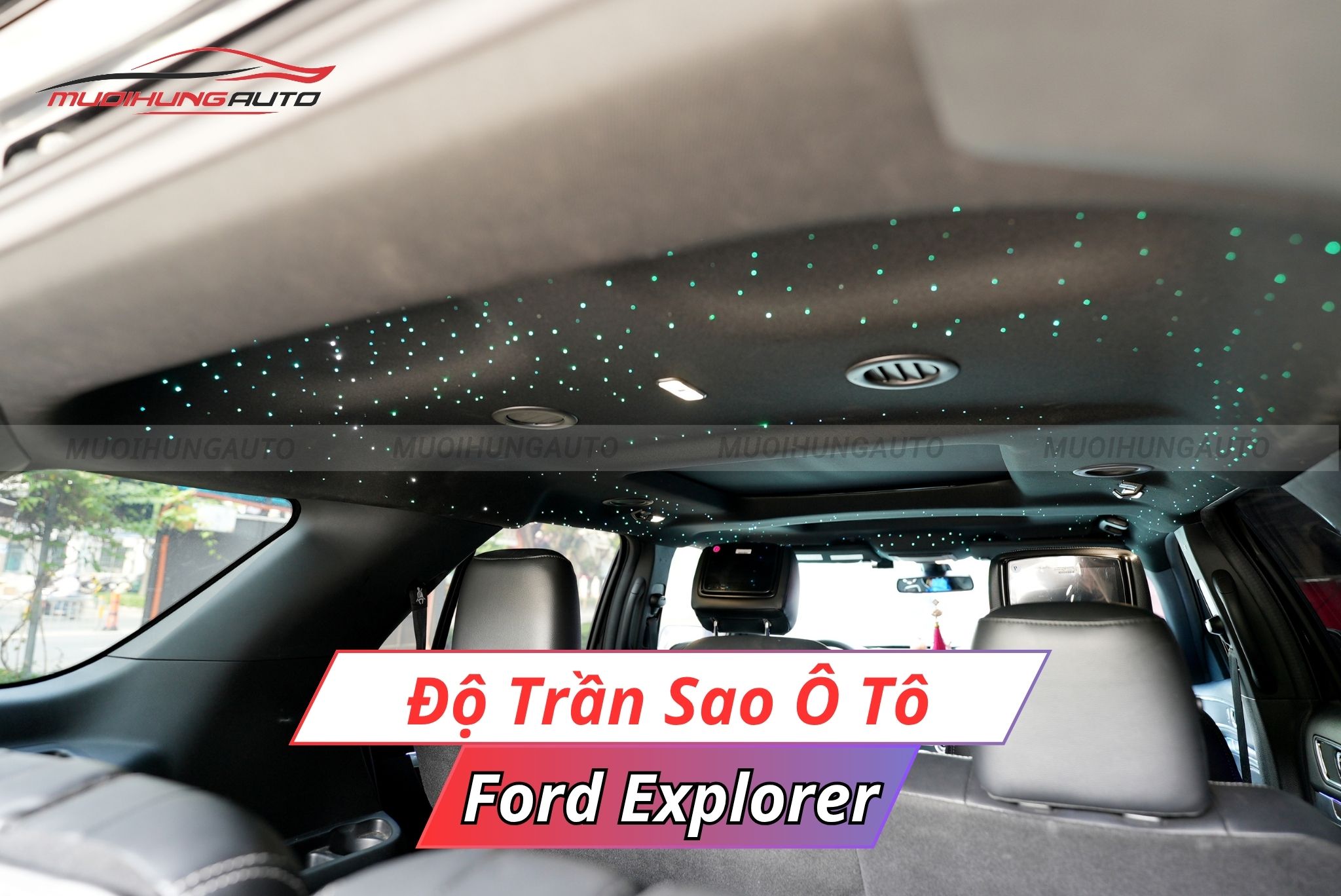 Độ LED trần sao ô tô Ford Explorer