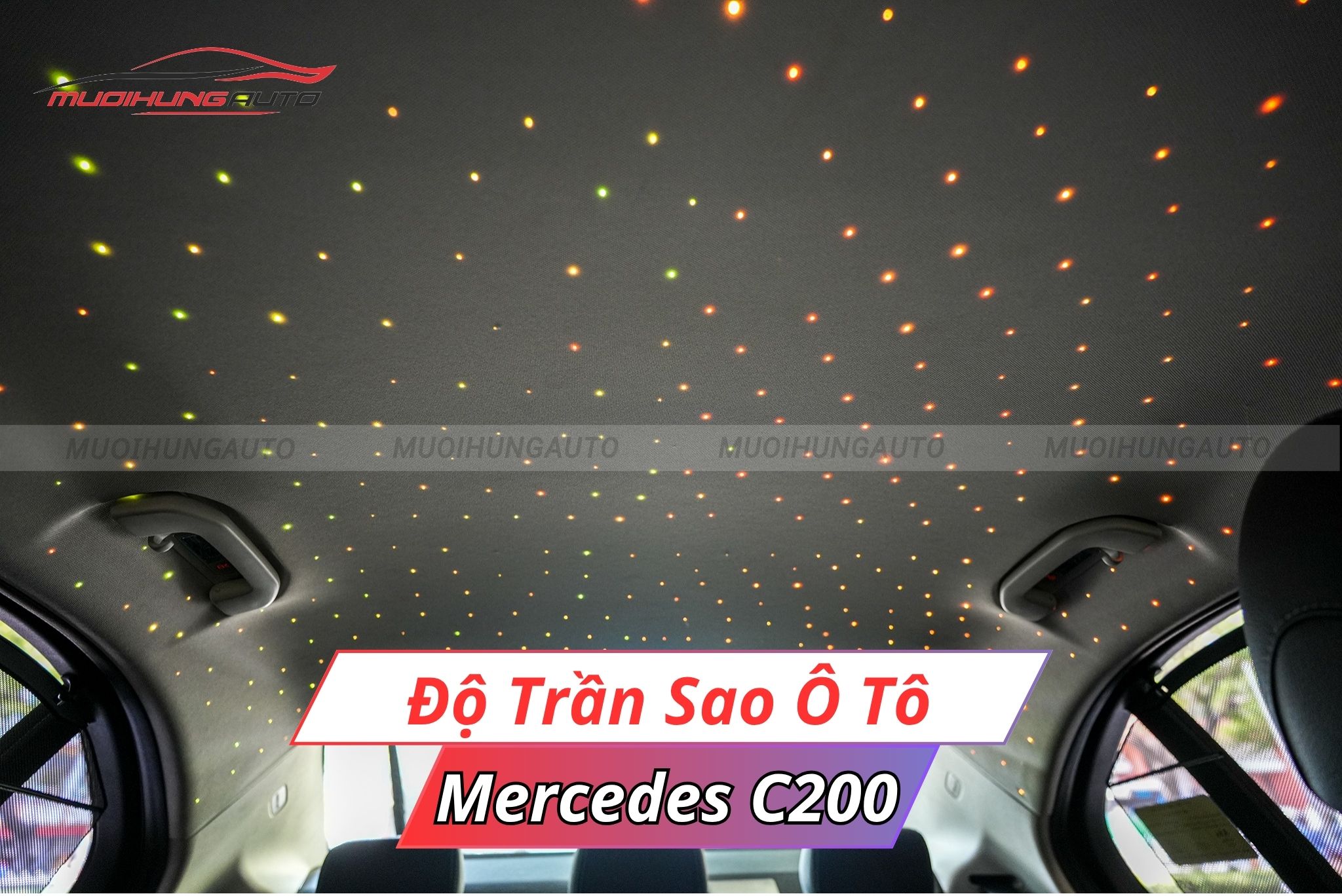 Độ trần sao ô tô Mercedes C200