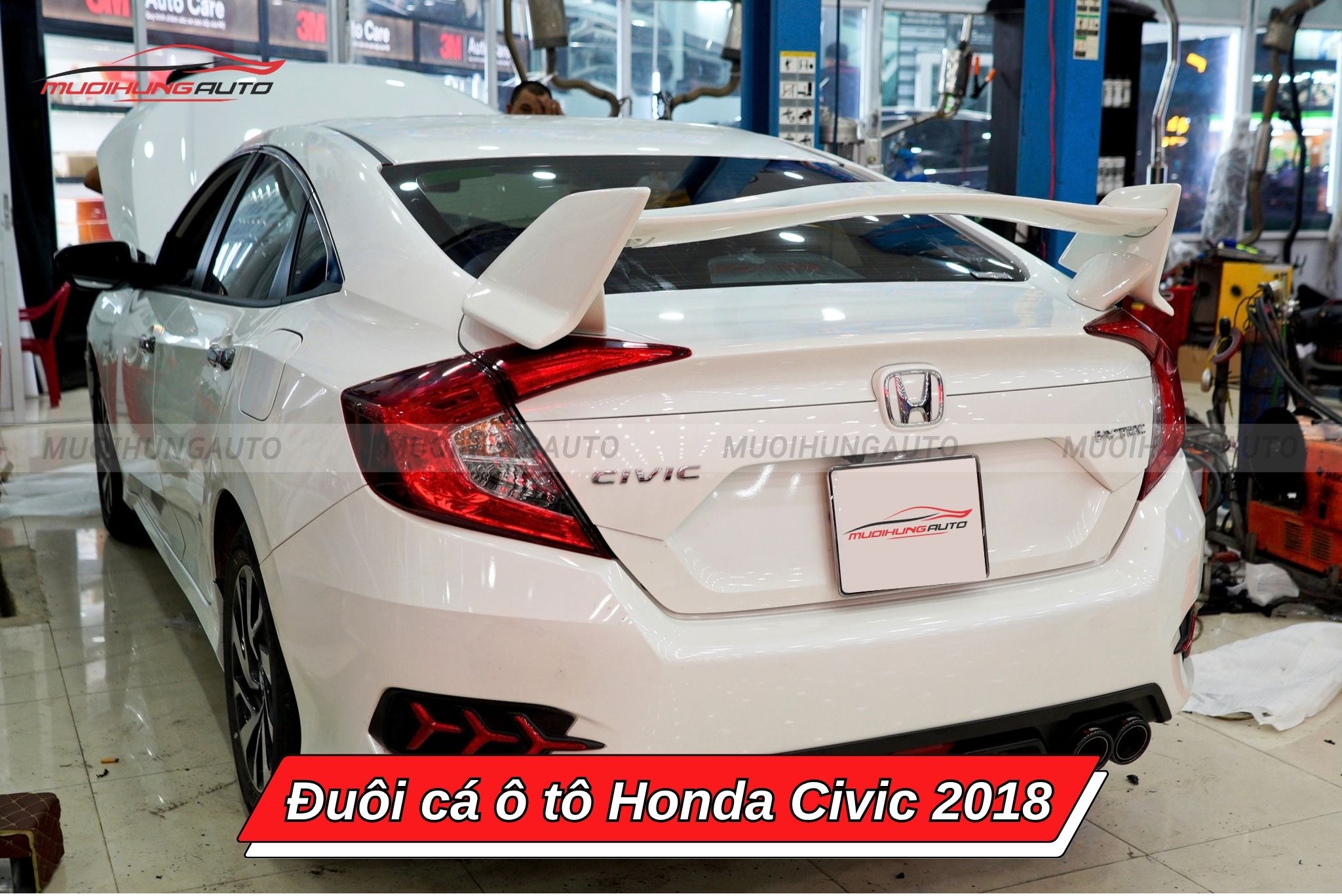 Đuôi cá cho ô tô Honda Civic 2018